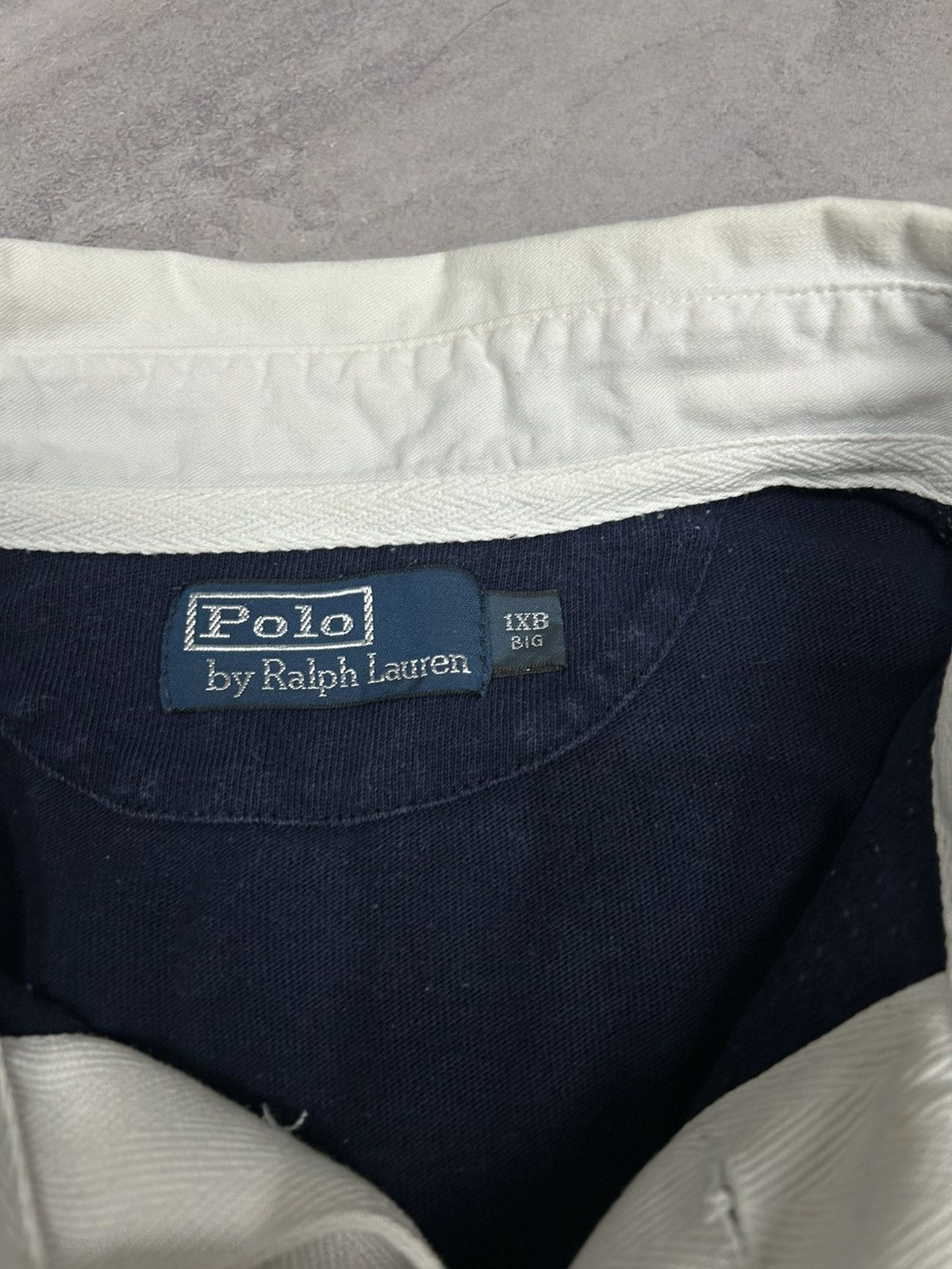 Polo Ralph Lauren Vintage 90s Polo Ralph Lauren Striped Longsleeve Rug Size US XXL / EU 58 / 5 - 8 Thumbnail