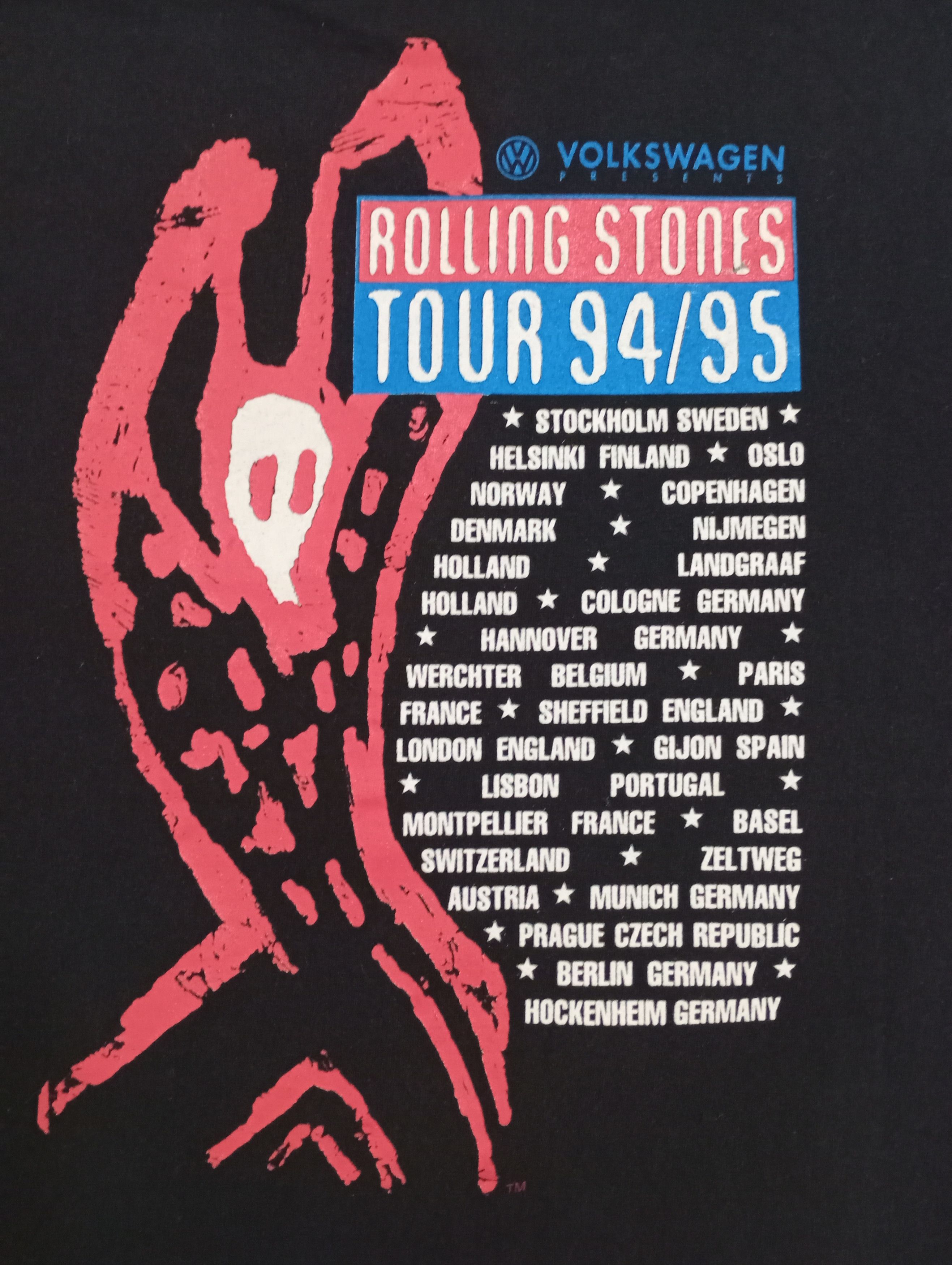 Band Tees Vintage Rolling Stones Voodoo Lounge 1995 Tshirt Size US XL / EU 56 / 4 - 4 Thumbnail