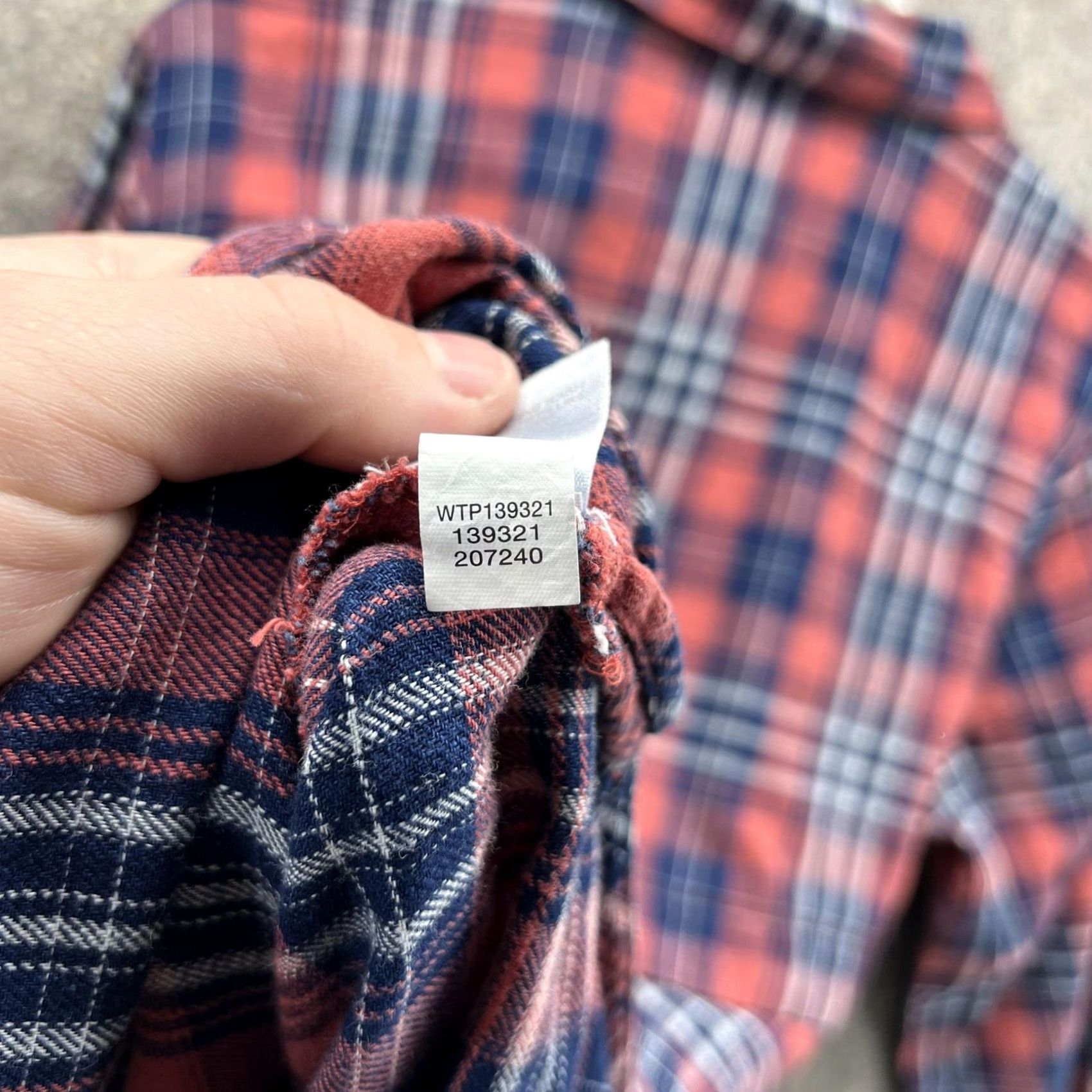 J. Jill J. Jill Shirt Womens Medium Red Plaid Button-Up Long Sleeve Flannel Tunic Top Size M / US 6-8 / IT 42-44 - 3 Thumbnail
