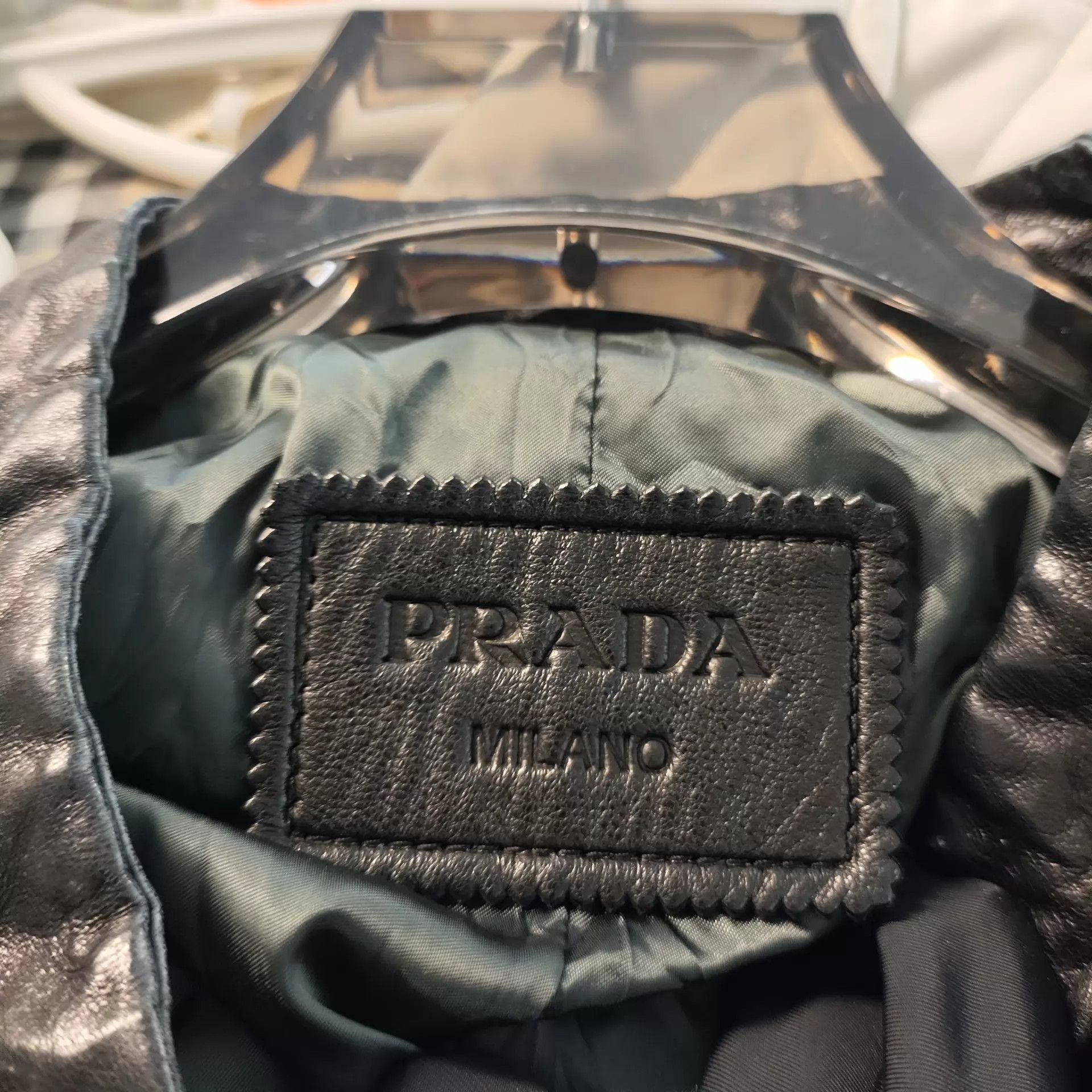 Prada Prada Black Sheepskin Leather Jackets Size 38 Size XS / US 0-2 / IT 36-38 - 4 Thumbnail