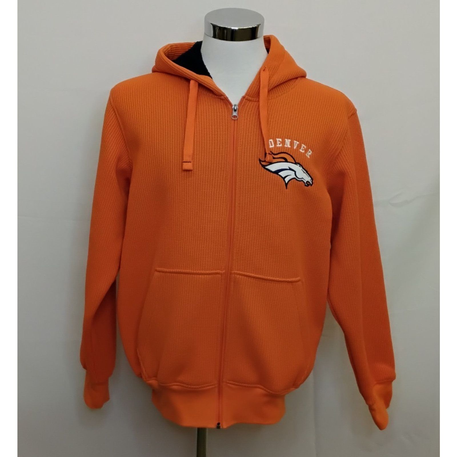 NFL NFL Denver Broncos Hoodie Men's Small Orange Full Zip Size US S / EU 44-46 / 1 - 2 Thumbnail