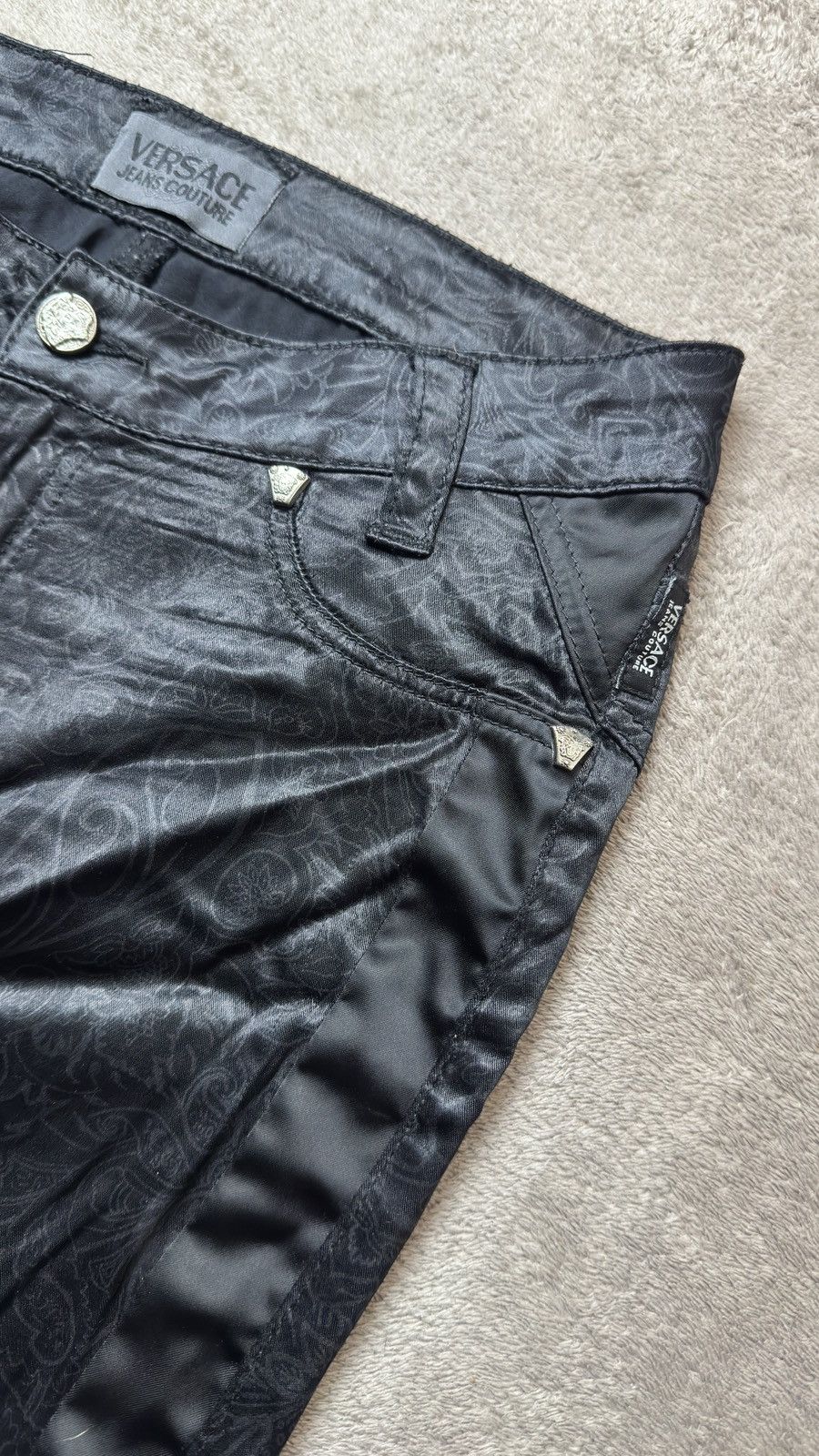 Versace Y2K Faded Punk Jeans LGB hedi slimane dior ysl cdg balmain Size US 28 / EU 44 - 4 Thumbnail