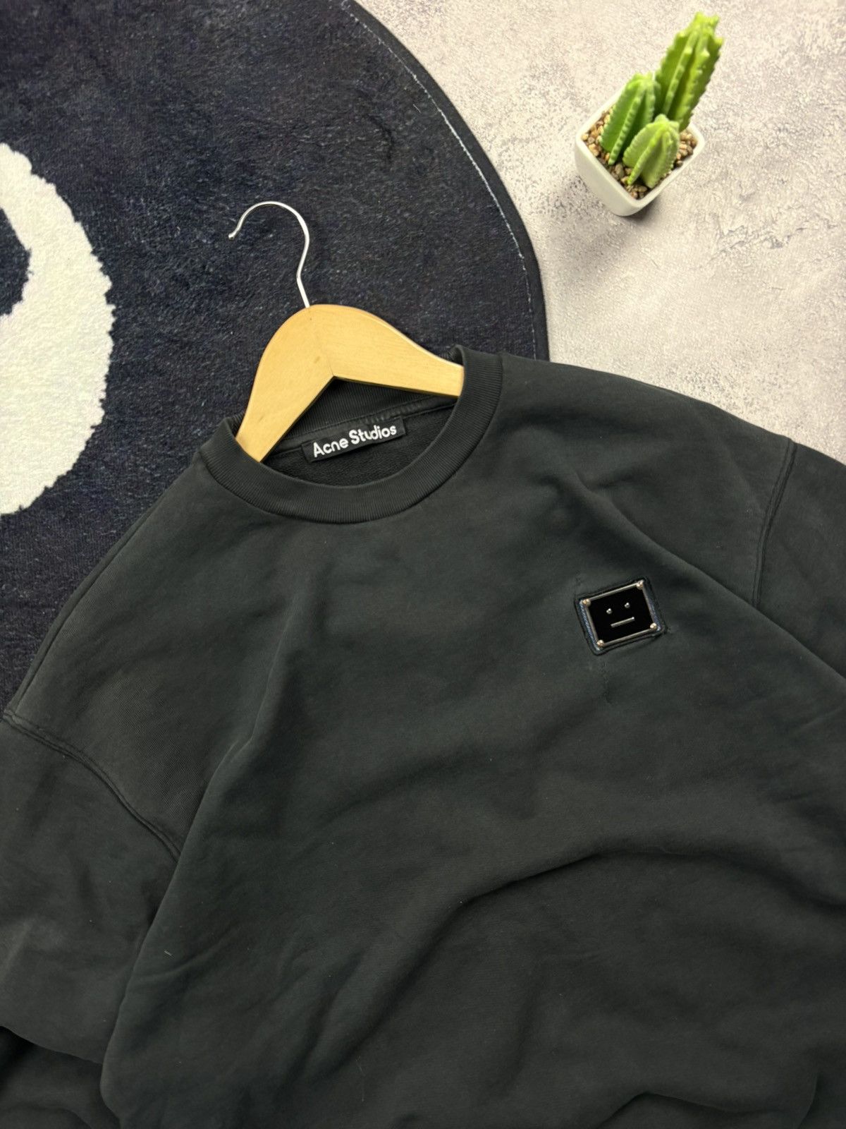 Acne Studios ACNE STUDIOS Vintage Mini Metal Logo Sweatshirt Streetwear Size US XS / EU 42 / 0 - 4 Thumbnail