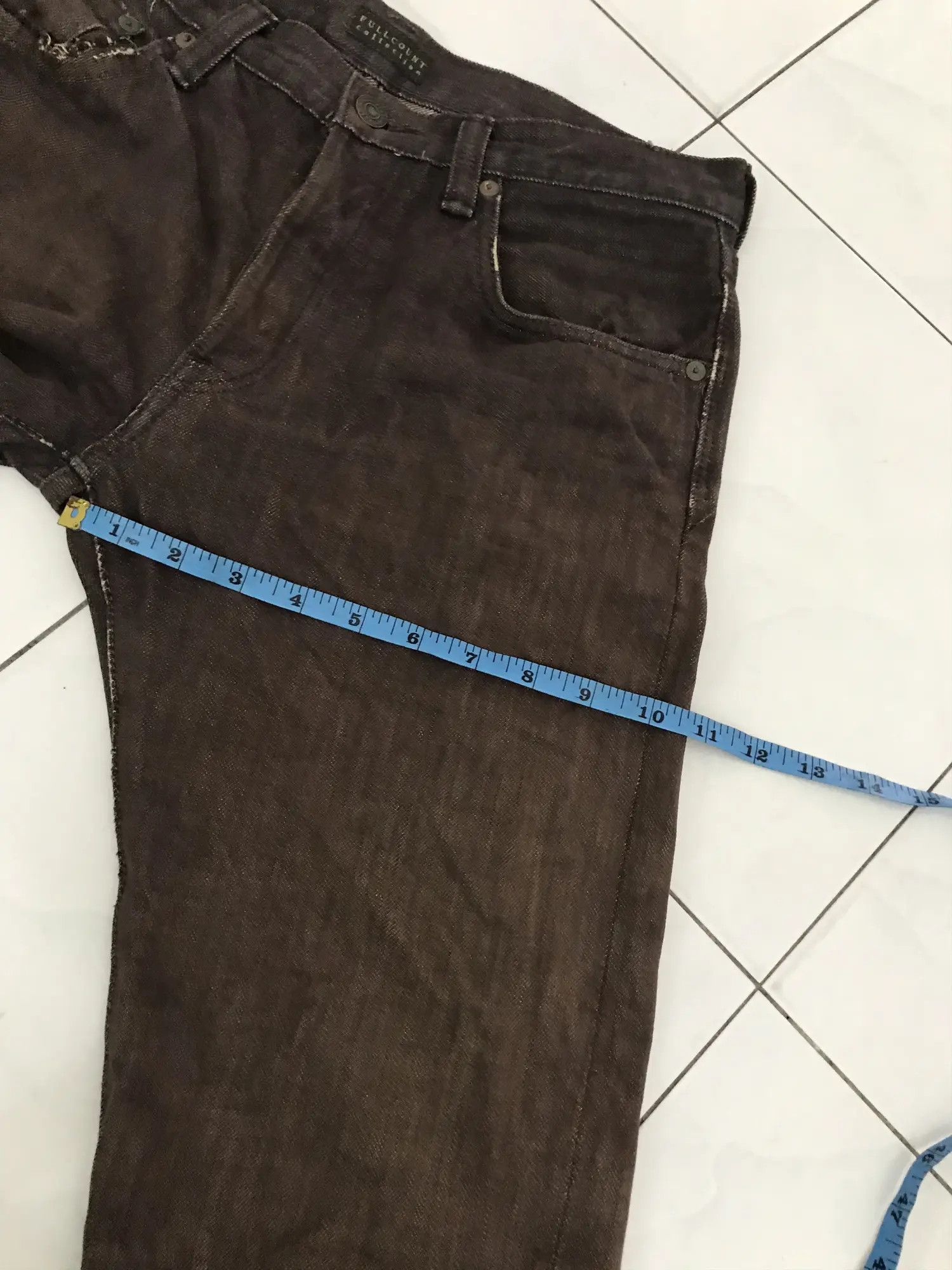 Full Count & Co. Full Count Selvedge Distressed Y2k Denim Size US 30 / EU 46 - 8 Thumbnail