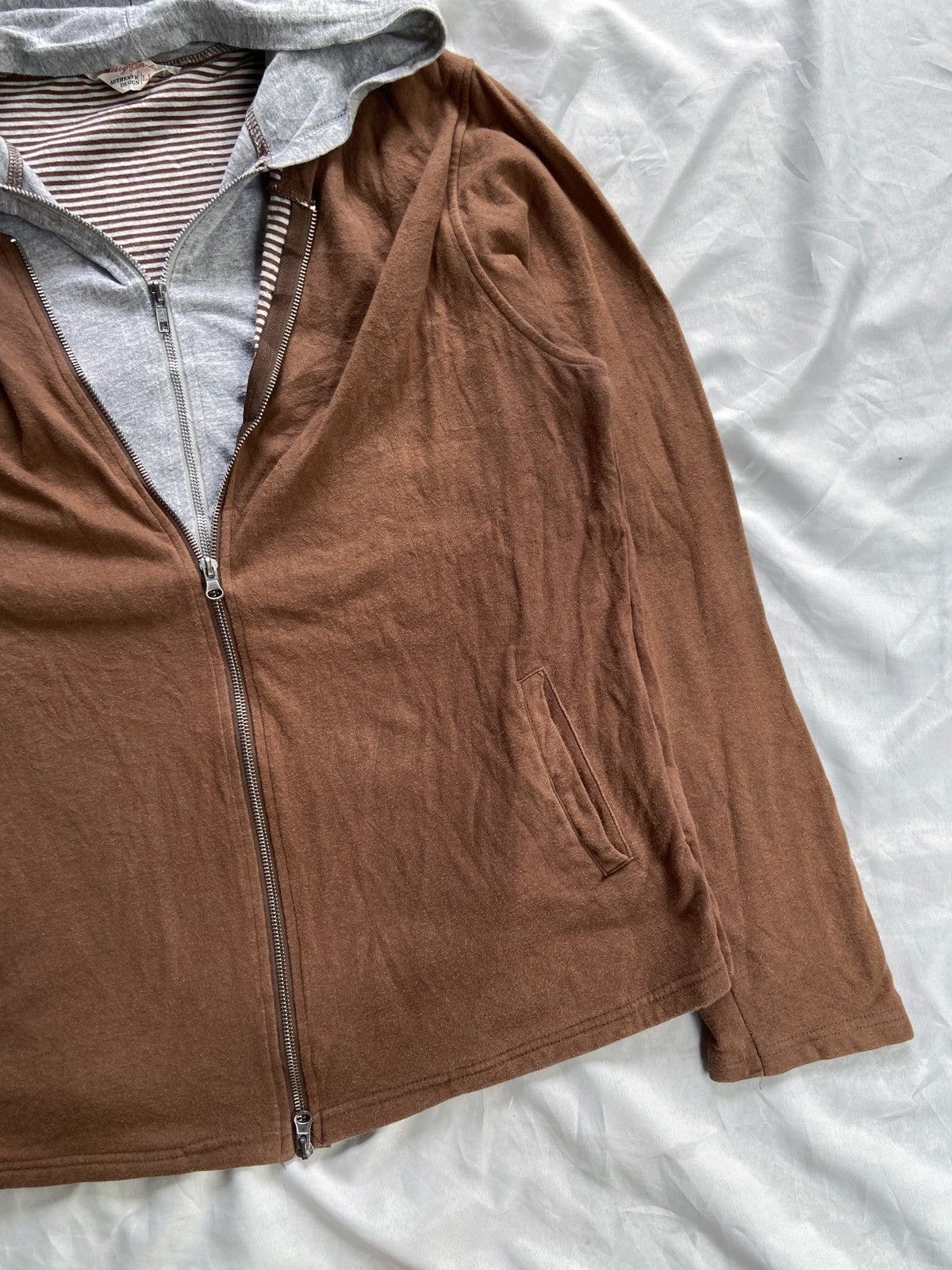 Japanese Brand JAPANESE DOUBLE LAYER ZIP HOODIE yohji yamamoto style Size US L / EU 52-54 / 3 - 11 Thumbnail