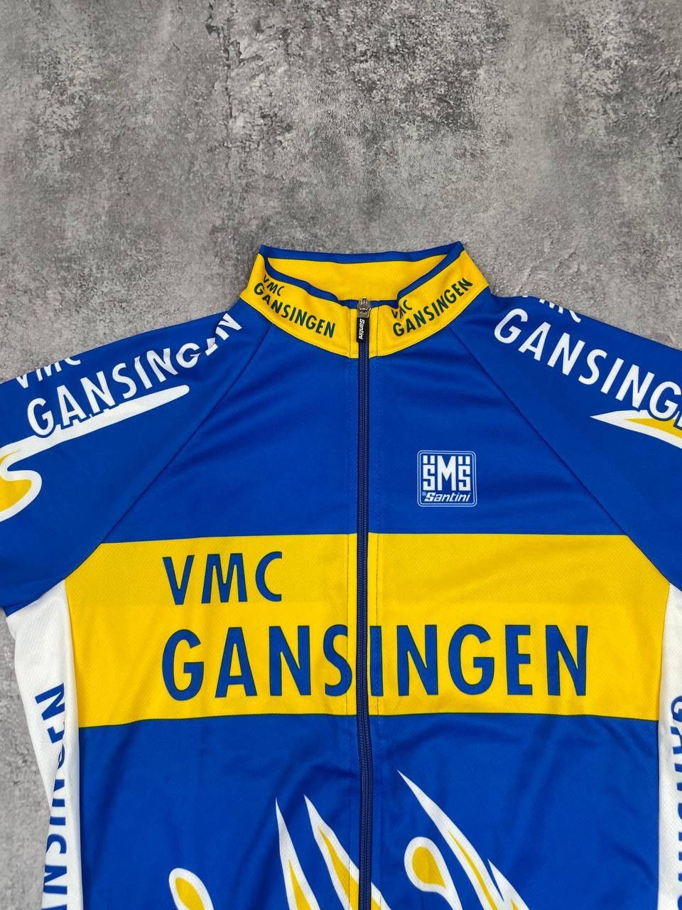 Other Santini VMC Gansingen Men Cycling Jersey Short Sleeve Blue Size US L / EU 52-54 / 3 - 2 Thumbnail