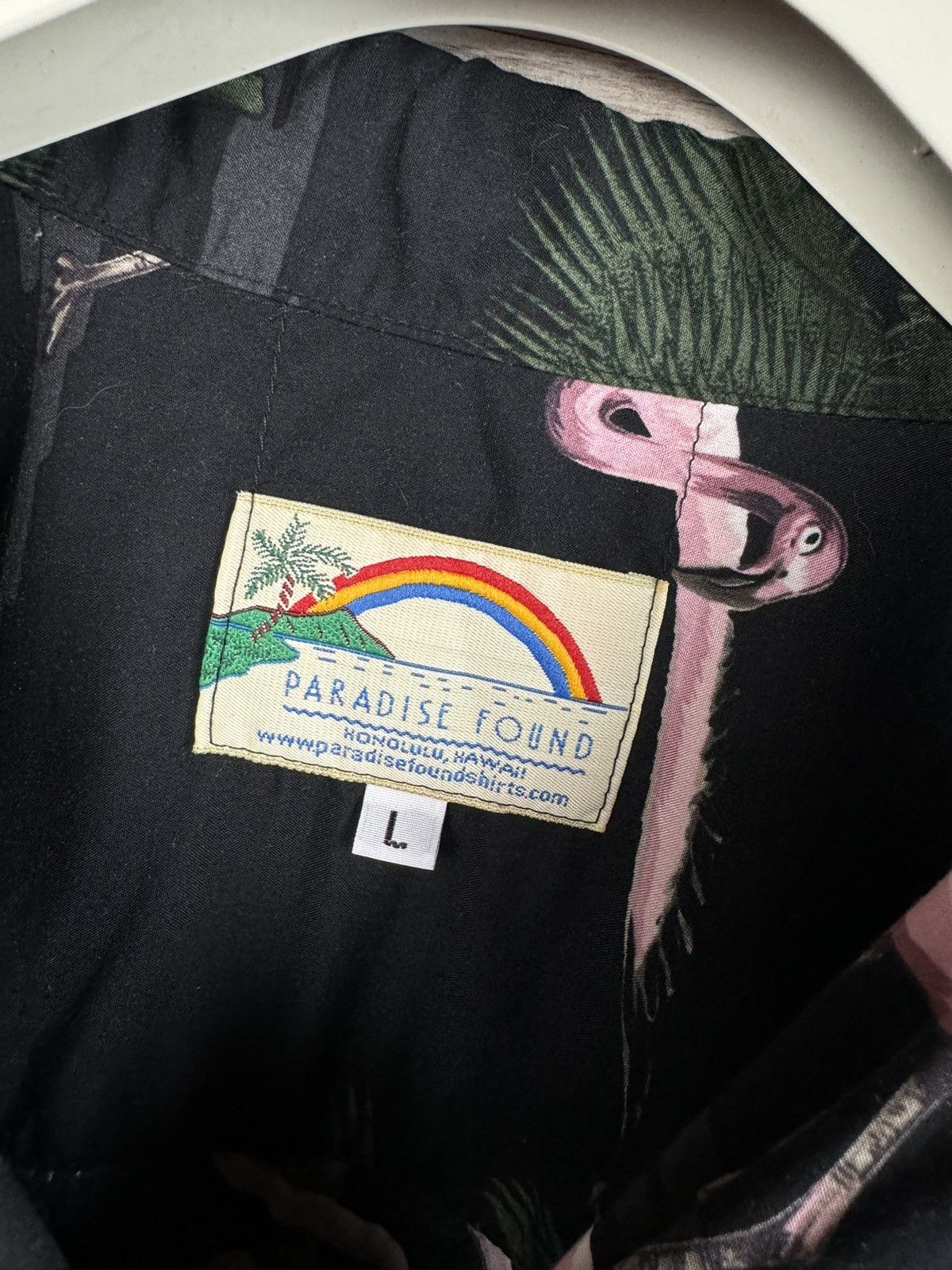 Vintage Hawaiian shirt with short sleeves style of Dries Van Noten Size US L / EU 52-54 / 3 - 4 Thumbnail