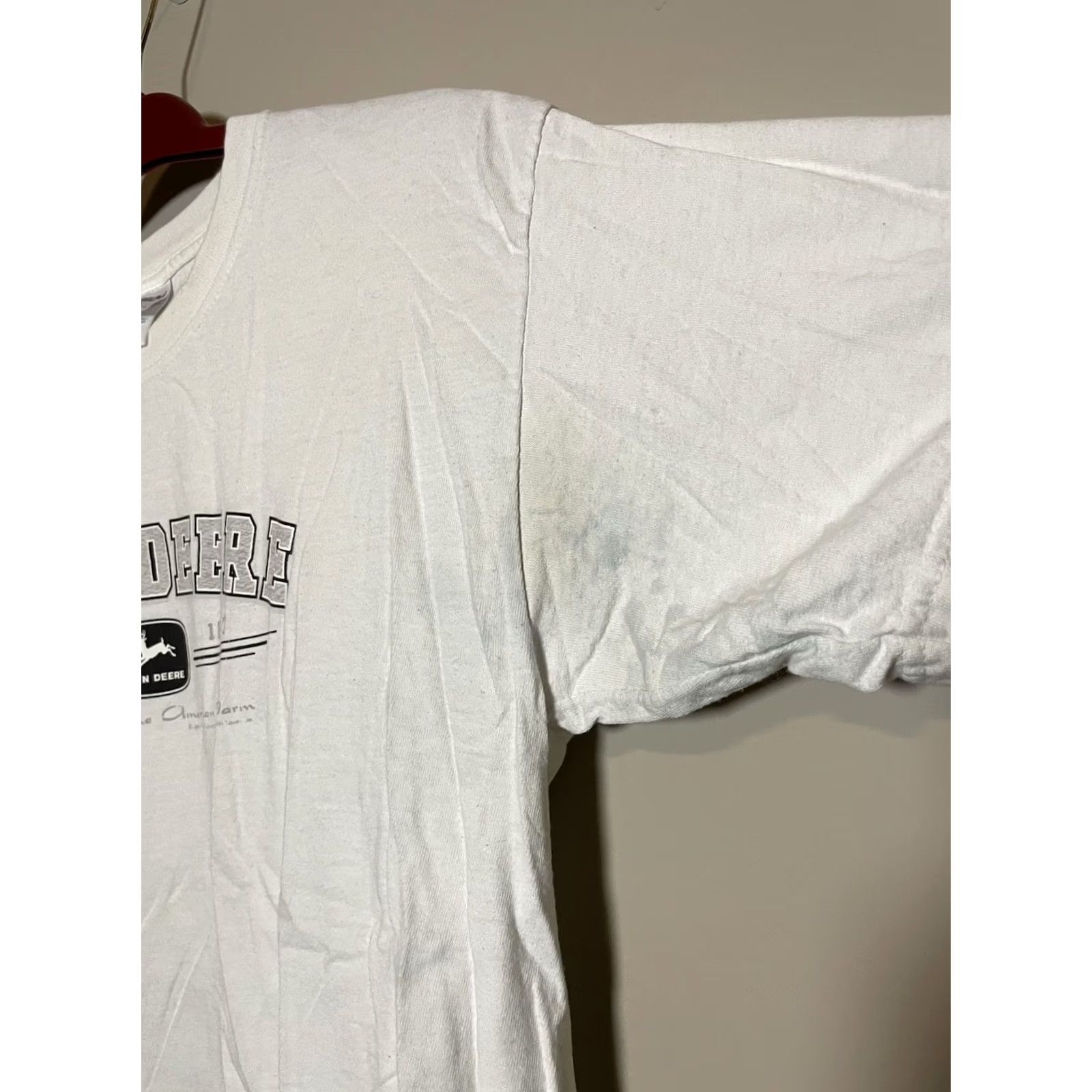 John Deere John Deere T-Shirt White Transforming The American Farm Size L (C413) Size US L / EU 52-54 / 3 - 7 Thumbnail