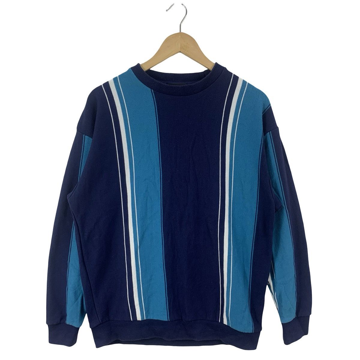 Vintage Vintage NIKO AND … Striped Crewneck Sweatshirt Pullover Size US L / EU 52-54 / 3 - 5 Thumbnail
