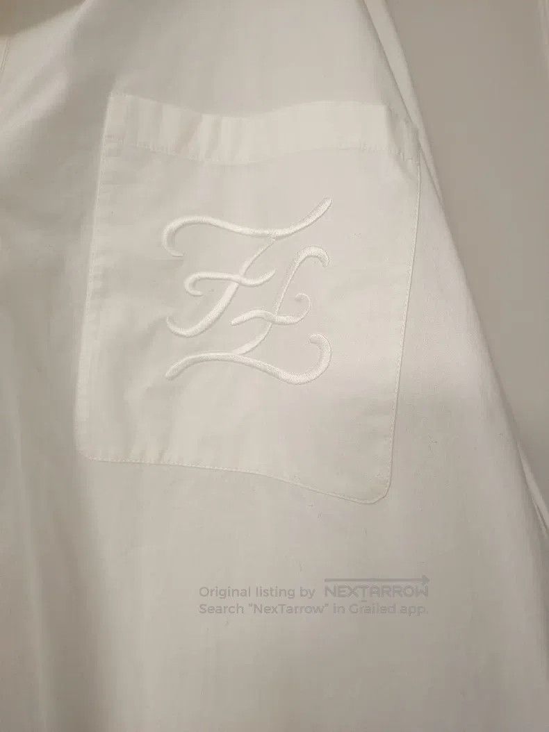Fendi Fendi White Shirt Dress Size XXS / US 00 / IT 34 - 2 Thumbnail