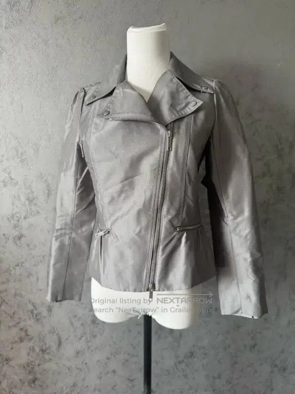 Burberry Burberry Silver Short Fitted Women's Jacket. Size M / US 6-8 / IT 42-44 - 2 Thumbnail