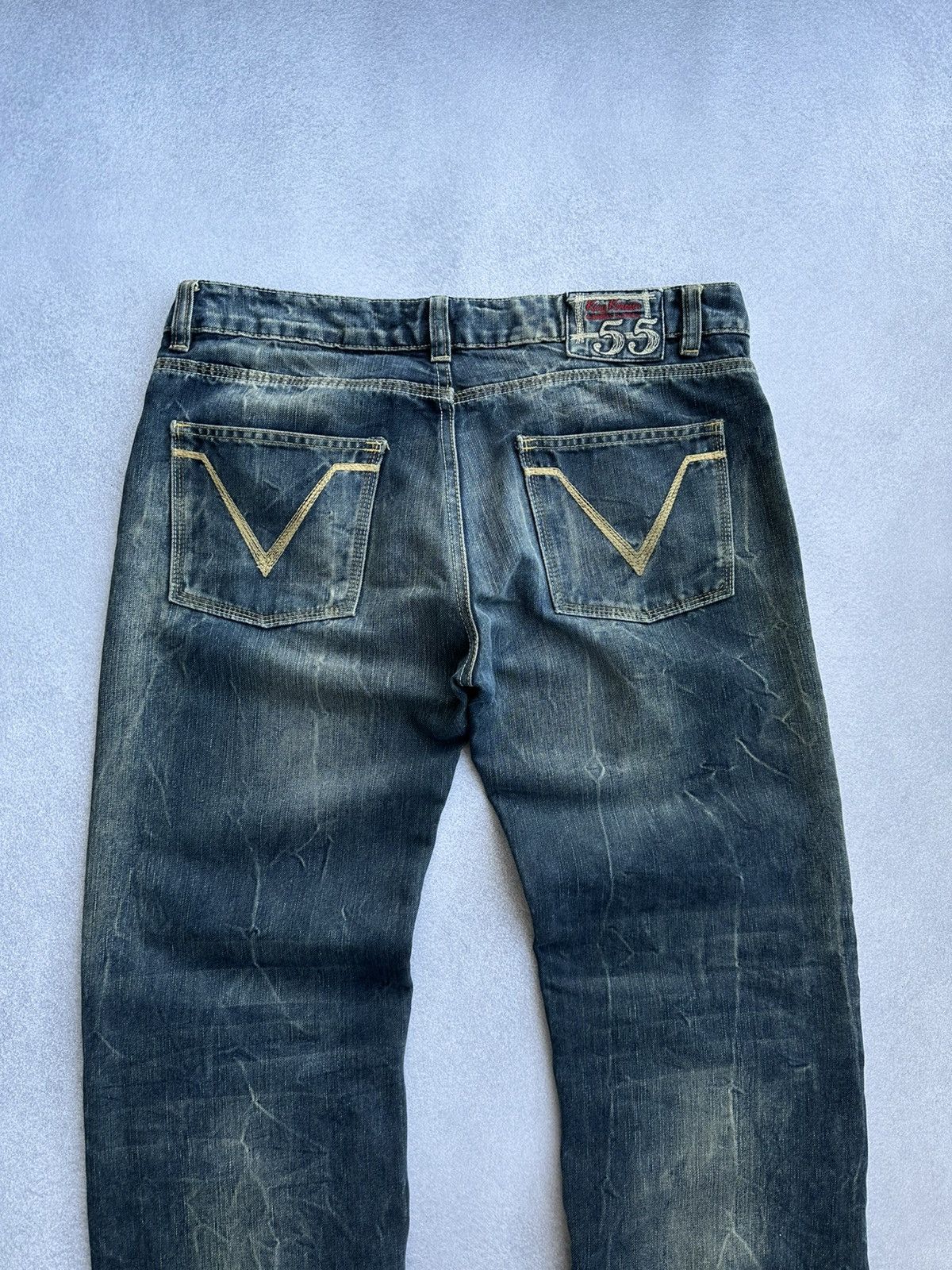 Japanese Brand Vintage King Kerosin Moto Japanese Heavy Jeans Size US 27 - 7 Thumbnail
