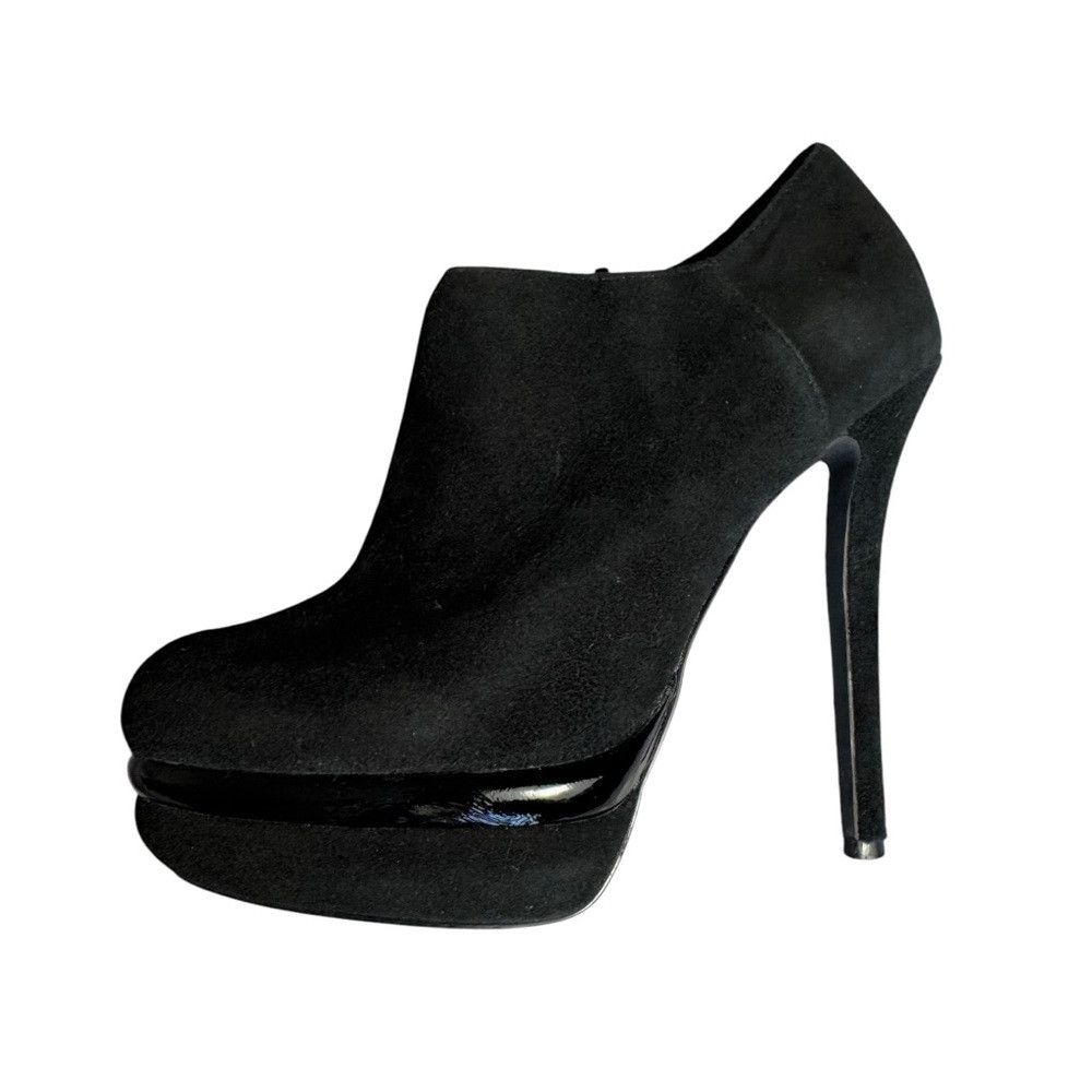 Other Kelsi Dagger Black Suede Platform High Heel Ankle Boots Siz Size US 8 / IT 38 - 2 Thumbnail