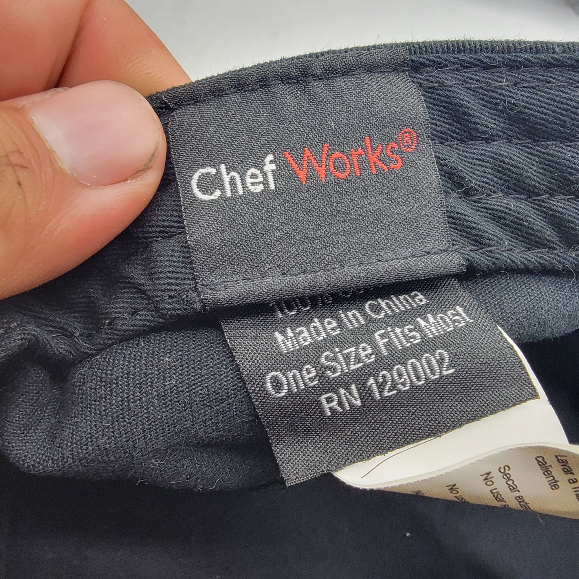 Other Chef Works Black Hat Cap Adjustable Work Wear Cooking Casual Size ONE SIZE - 5 Thumbnail