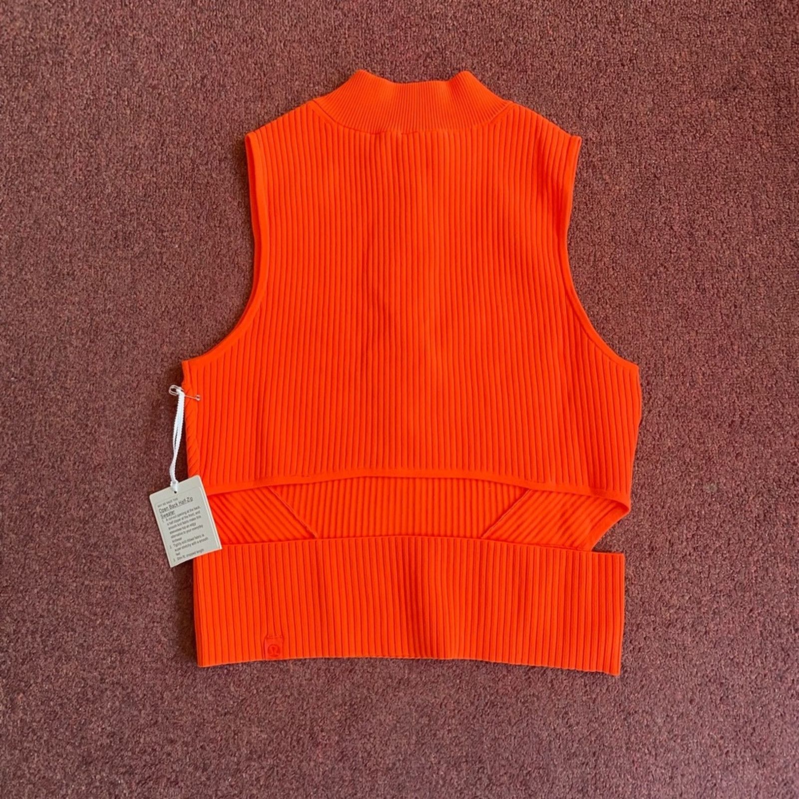 Lululemon NWT Lululemon Open Back Half-Zip Sweater - L Size L / US 10 / IT 46 - 9 Thumbnail