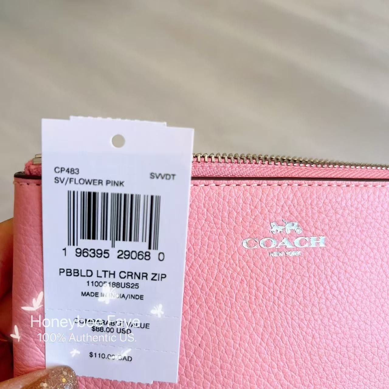 Coach Corner Zip Wristlet CP483 Size ONE SIZE - 5 Thumbnail