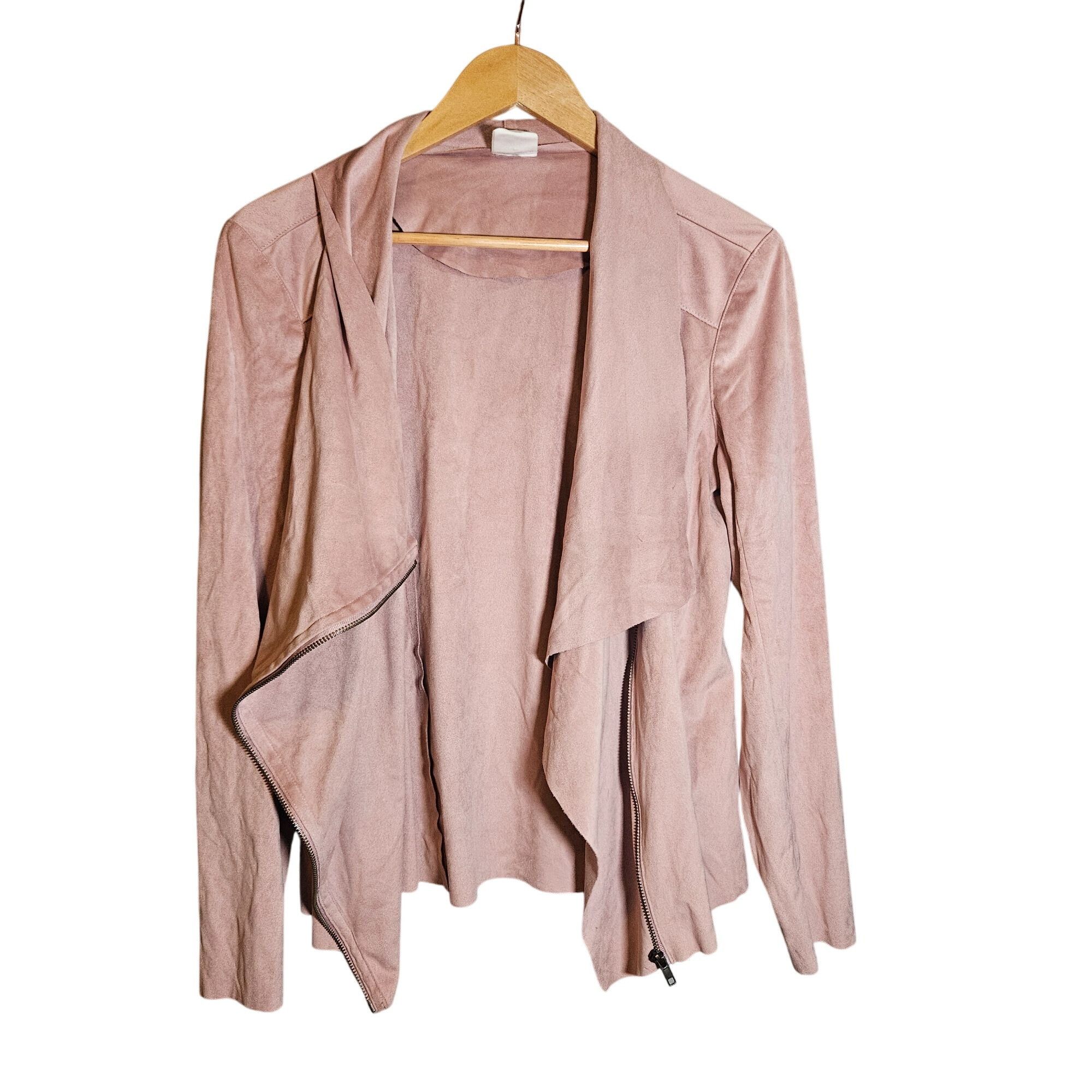 Other Mote Women's Asymmetrical Zip Jacket Pink L Minimalist Clean Size L / US 10 / IT 46 - 3 Thumbnail