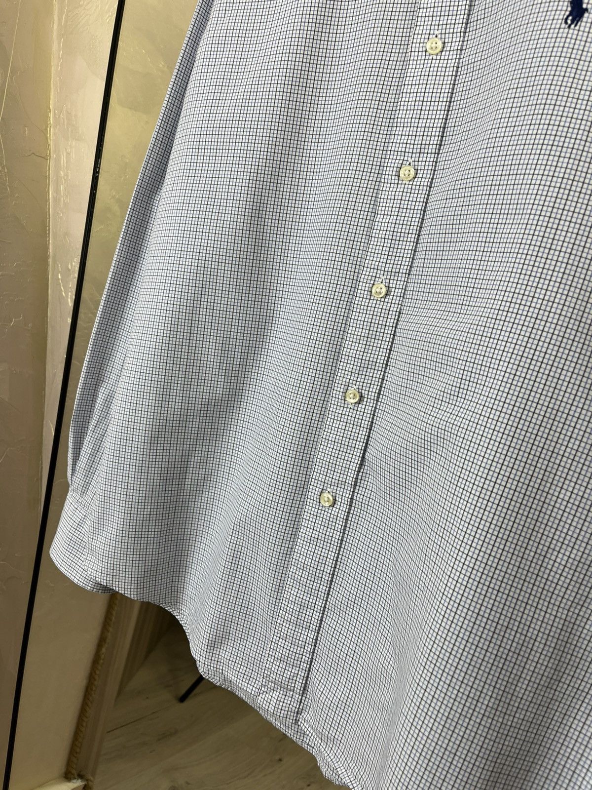Polo Ralph Lauren Polo Ralph Lauren Regent Custom Fit Micro-Check Poplin Shirt Size US L / EU 52-54 / 3 - 7 Thumbnail