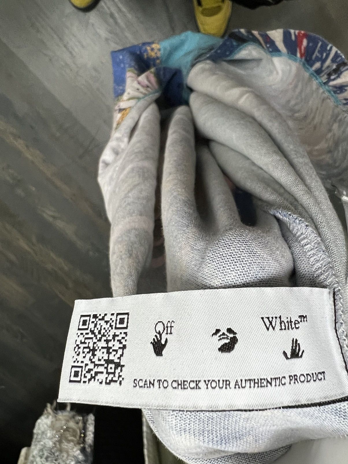 Off-White × Virgil Abloh Off-White x Katsu spray paint T-shirt Size US XL / EU 56 / 4 - 6 Thumbnail
