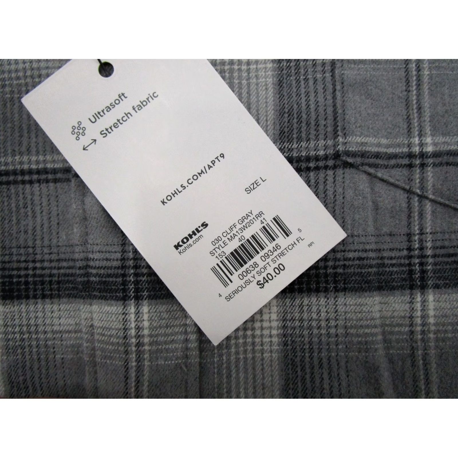 Apt. 9 Apt 9 Button Up Shirt Plaid Cotton Blend Size L Regular Modern Mens Shirt Buttons Autumn Style Size US L / EU 52-54 / 3 - 3 Thumbnail