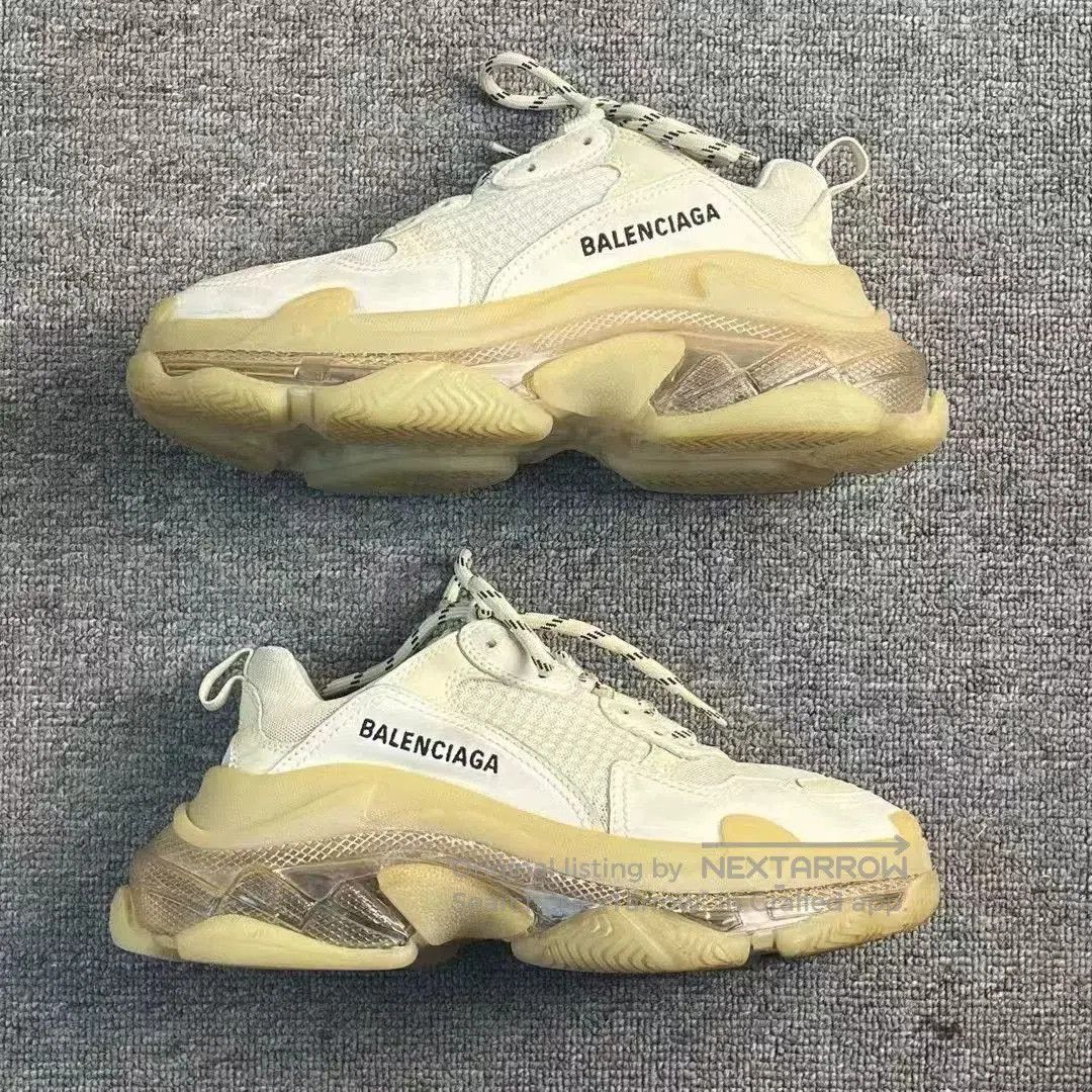 Balenciaga Balenciaga Triple S Beige Sneakers. Size US 6 / IT 36 - 3 Thumbnail