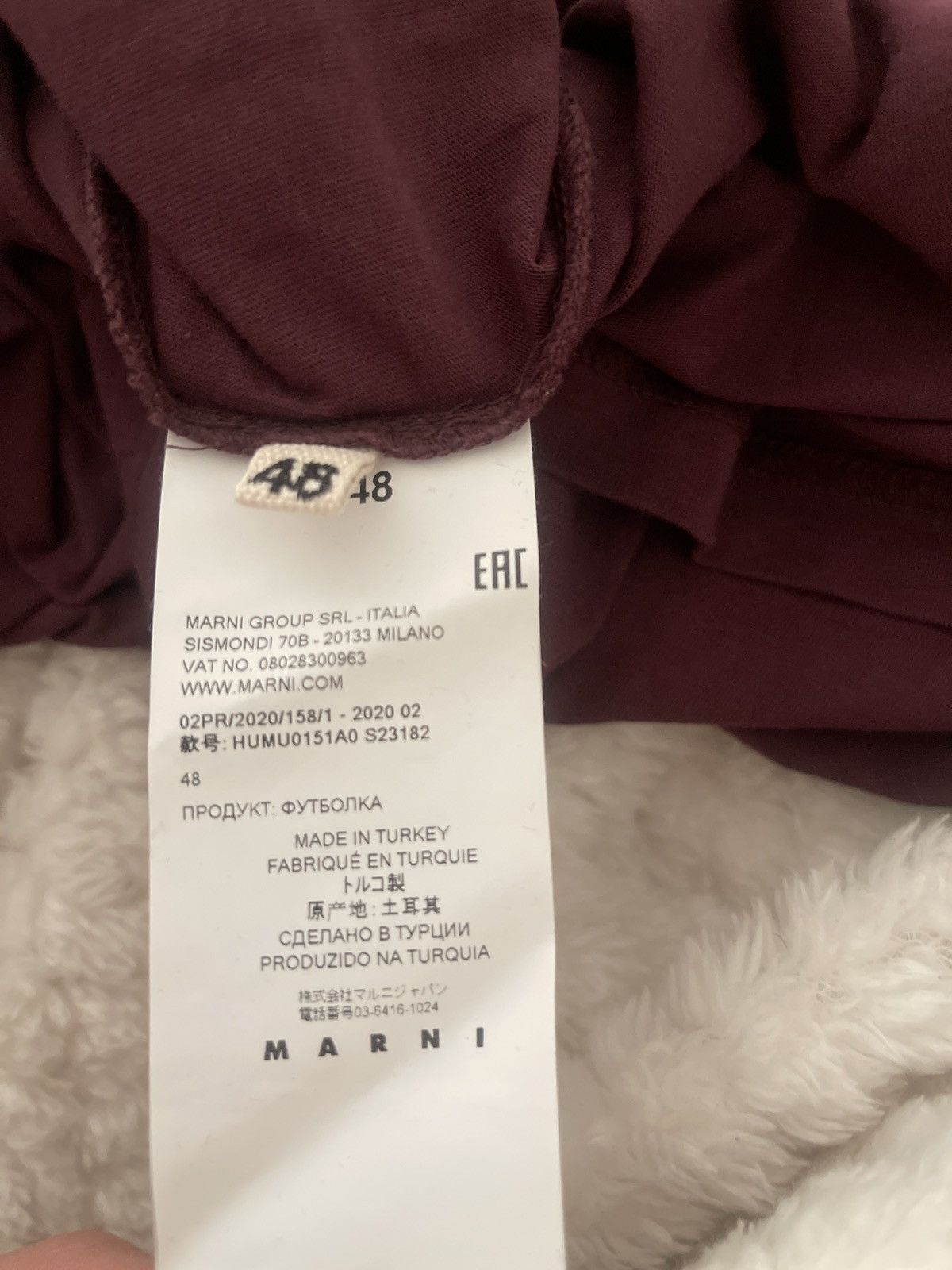 Marni Marni Men’s T shirt size 48 Size US M / EU 48-50 / 2 - 9 Thumbnail