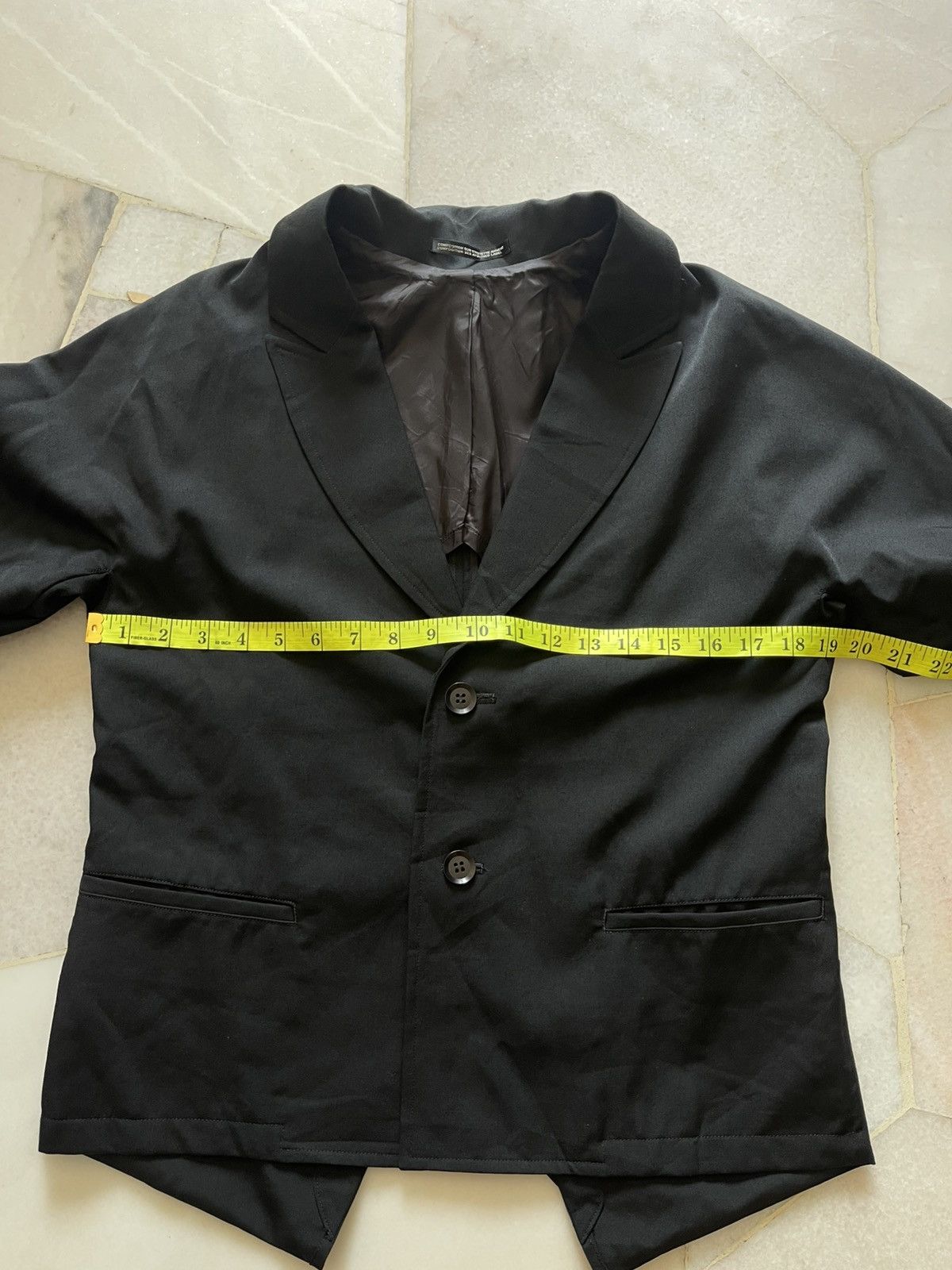 Yohji Yamamoto Yohi Yamamoto + Noir Asymentric Back Pocket Design 10 Size US S / EU 44-46 / 1 - 16 Thumbnail