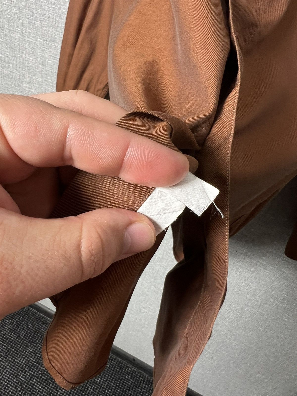 Dolce & Gabbana Dolce & Gabbana Button Up Long Sleeve Shirt Brown Size M Size US M / EU 48-50 / 2 - 16 Thumbnail