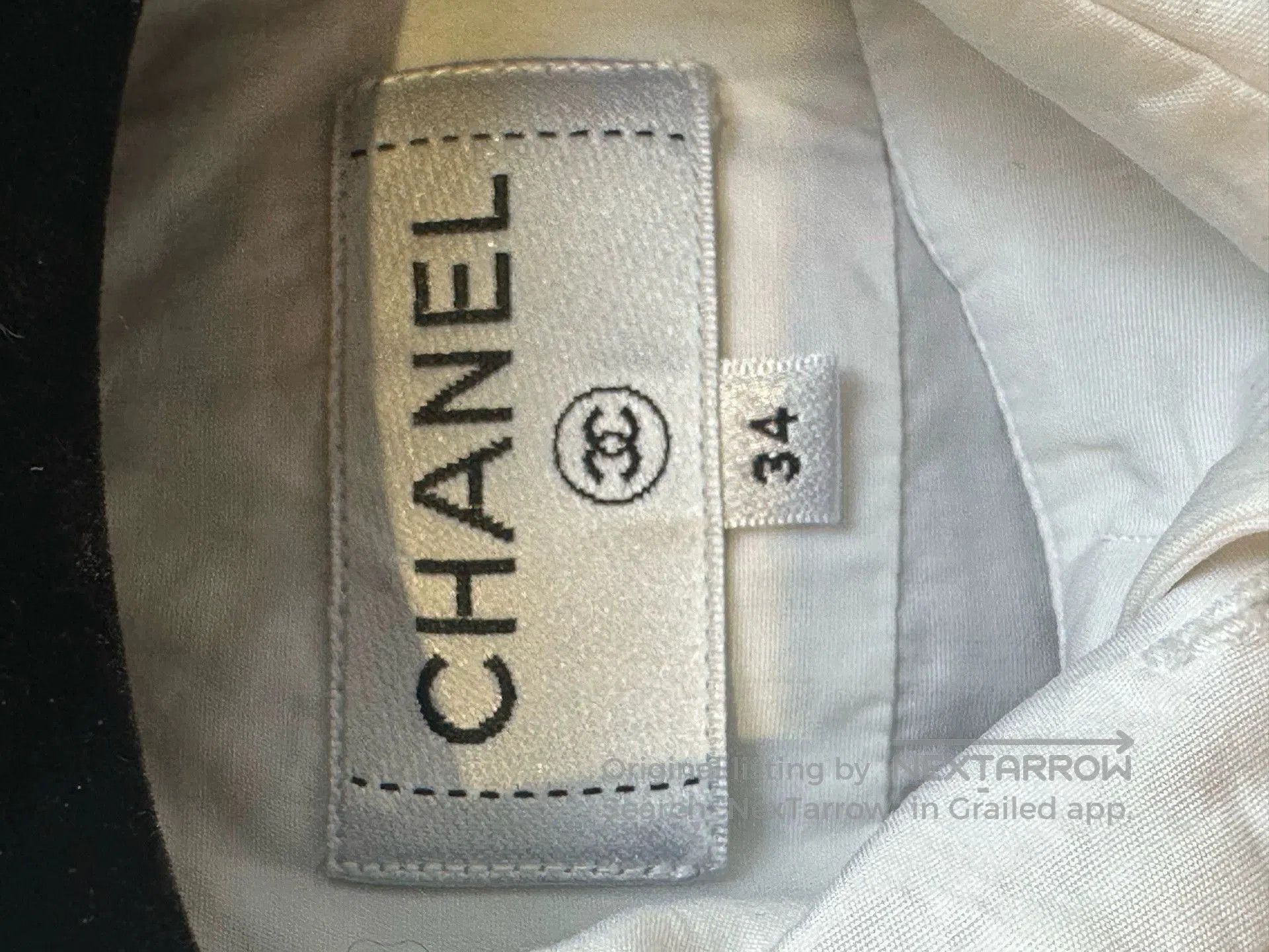 Chanel Chanel Tie Shirt FR34. Size US XS / EU 42 / 0 - 3 Thumbnail