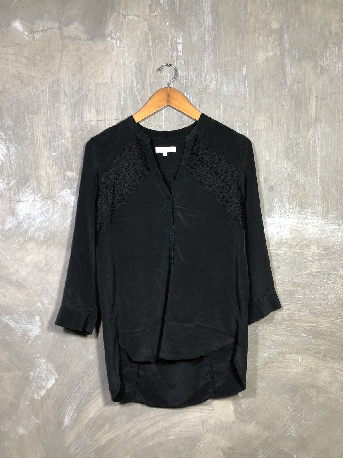 Designer × Sandro × Vintage Sandro Tops Blouse With Mesh Size XS / US 0-2 / IT 36-38 - 1 Thumbnail