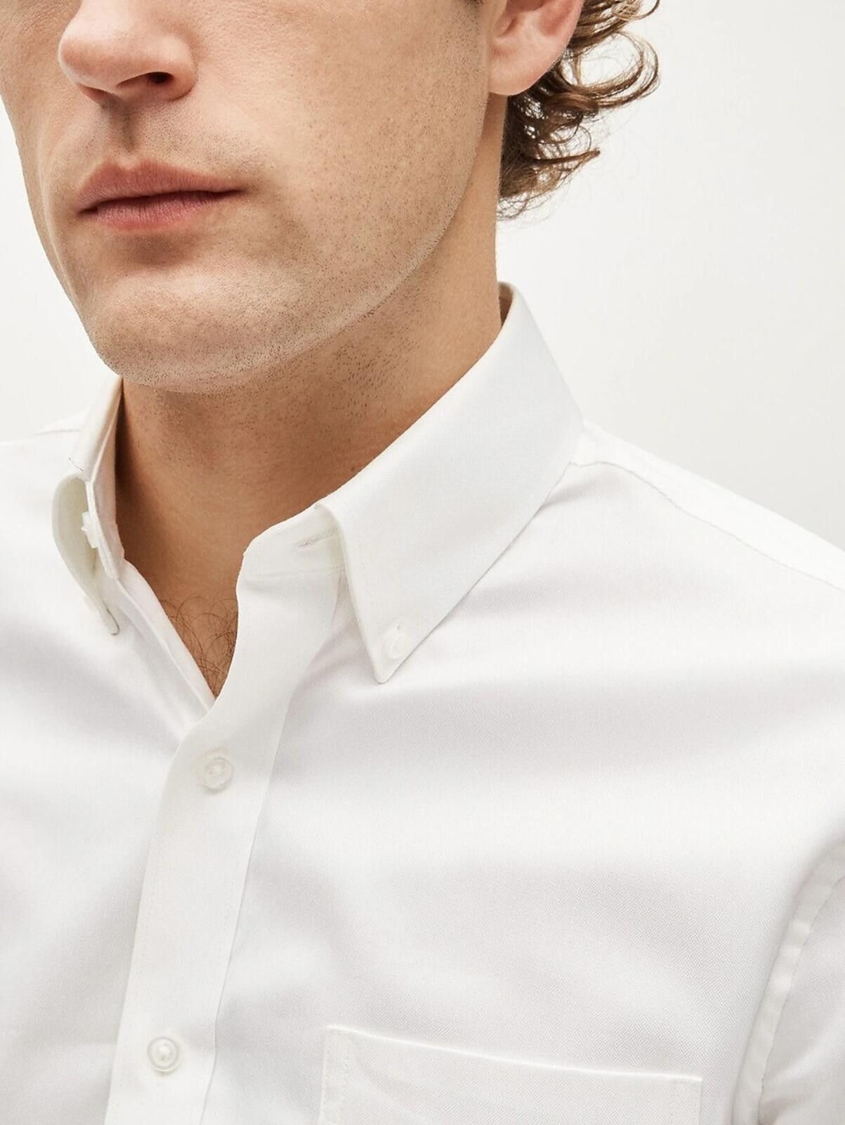 J.Crew J Crew Slim Bowery performance stretch oxford shirt Size 36R - 4 Thumbnail