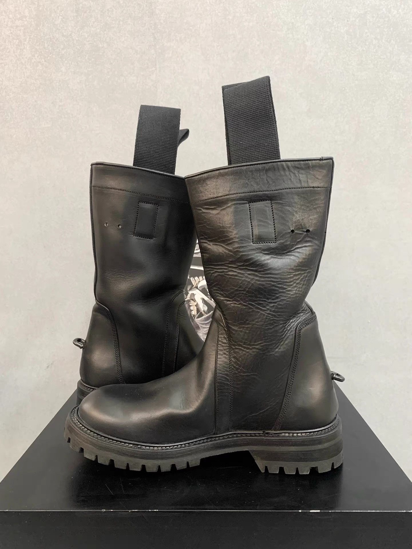Rick Owens Rick Owens Mainline Iron Ring Platform Chelsea Boots K34 Size US 8 / EU 41 - 5 Thumbnail