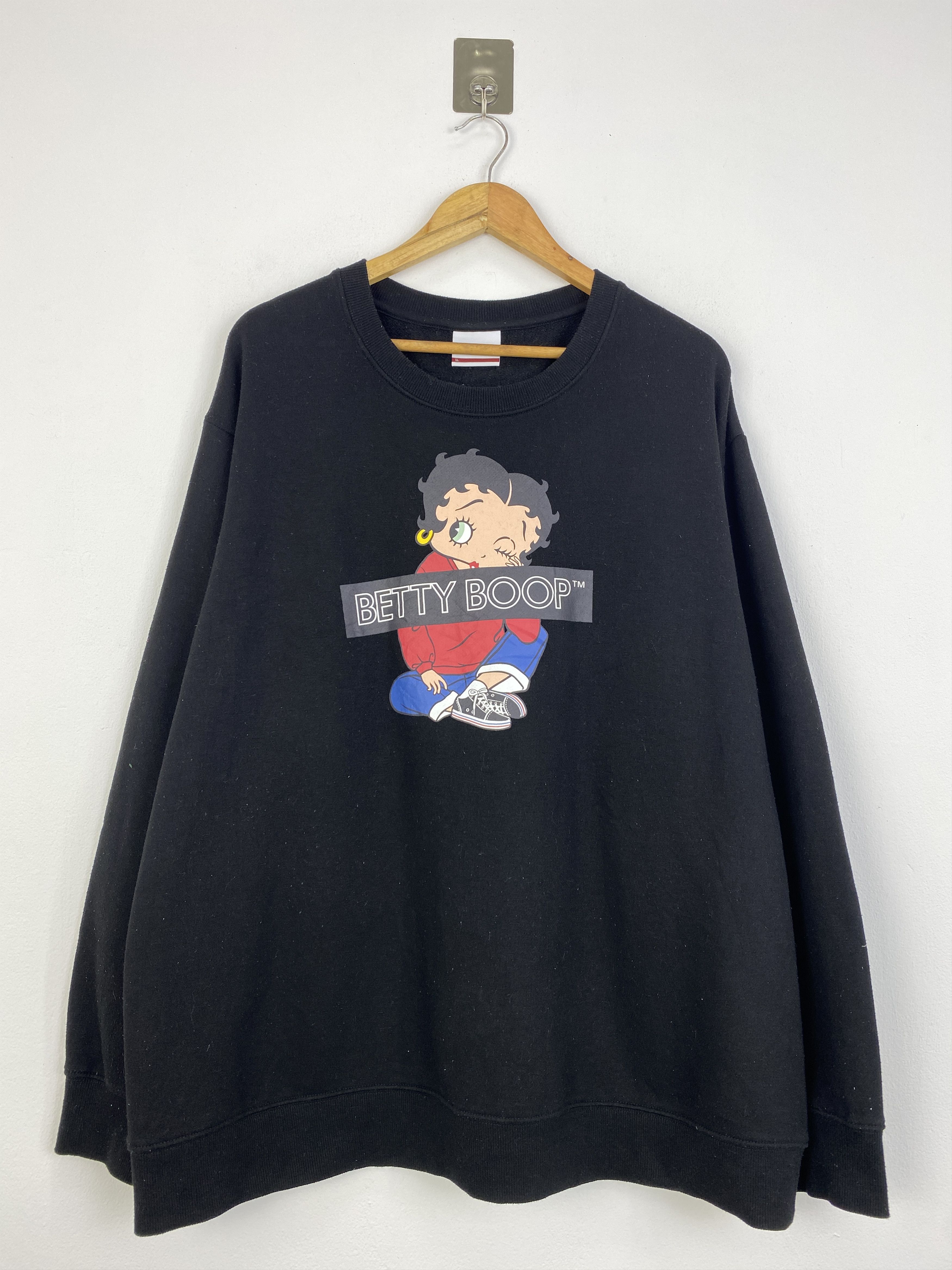 Vintage Vintage Betty Boop Pullover Sweatshirt SH0030 Size US XXL / EU 58 / 5 - 1 Thumbnail