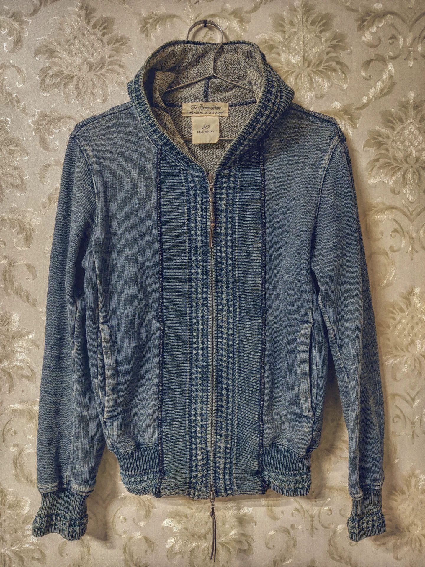 Remi Relief Remi Relief Indigo Dyed Knit Coat S Size S / US 4 / IT 40 - 1 Thumbnail