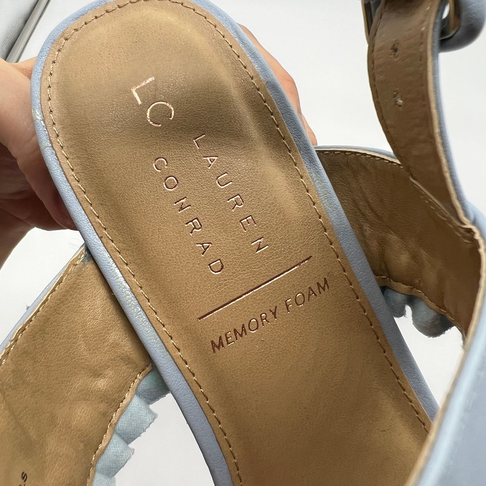 Other LC Lauren Conrad Women Shoes Size 9.5 Blue Heel Slip On Size US 9.5 / IT 39.5 - 14 Thumbnail