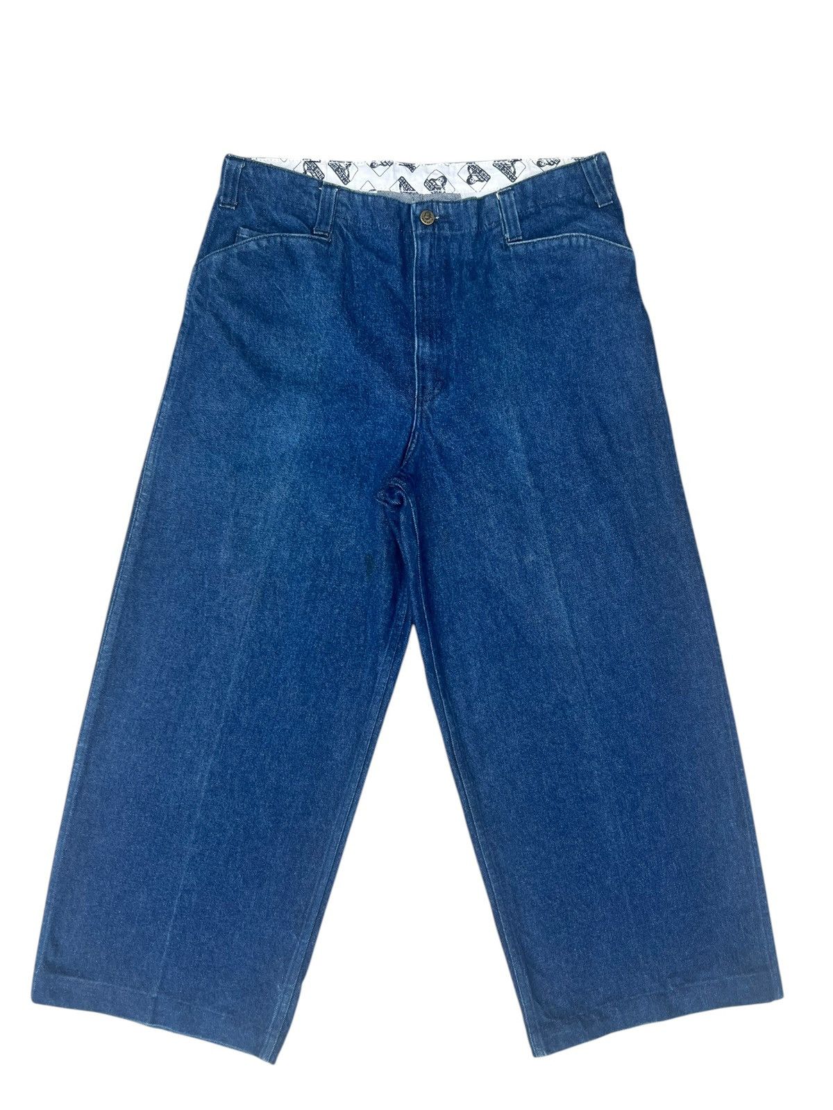 Ben Davis Vintage 90s Ben Davis Heavy Denim Gorilla Cut Baggy Jeans Size US 35 - 1 Thumbnail