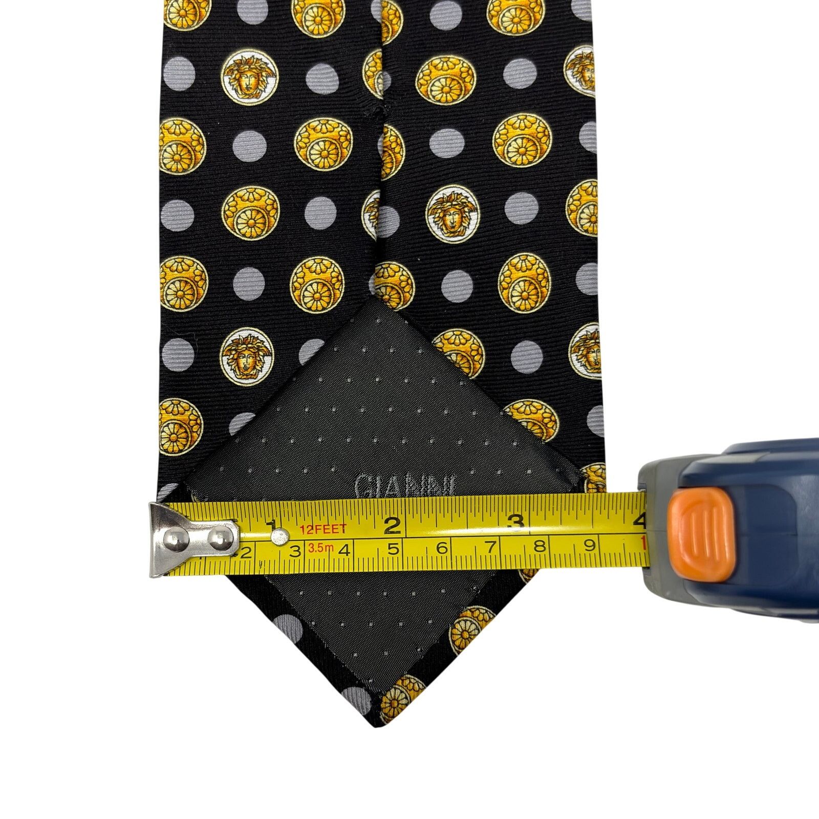 Versace Versace Vintage Medusa Tie Size ONE SIZE - 8 Thumbnail