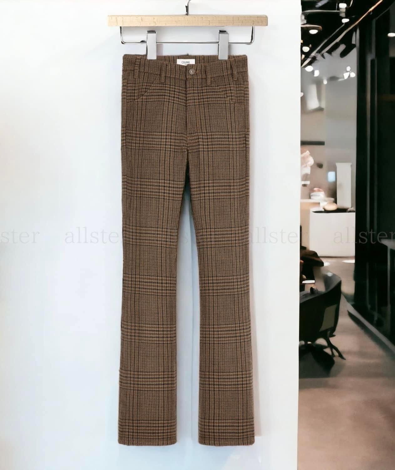 Celine × Hedi Slimane FW23 Prince of Wales Check Dylan Flare Denim sz31 Size US 30 / EU 46 - 16 Thumbnail