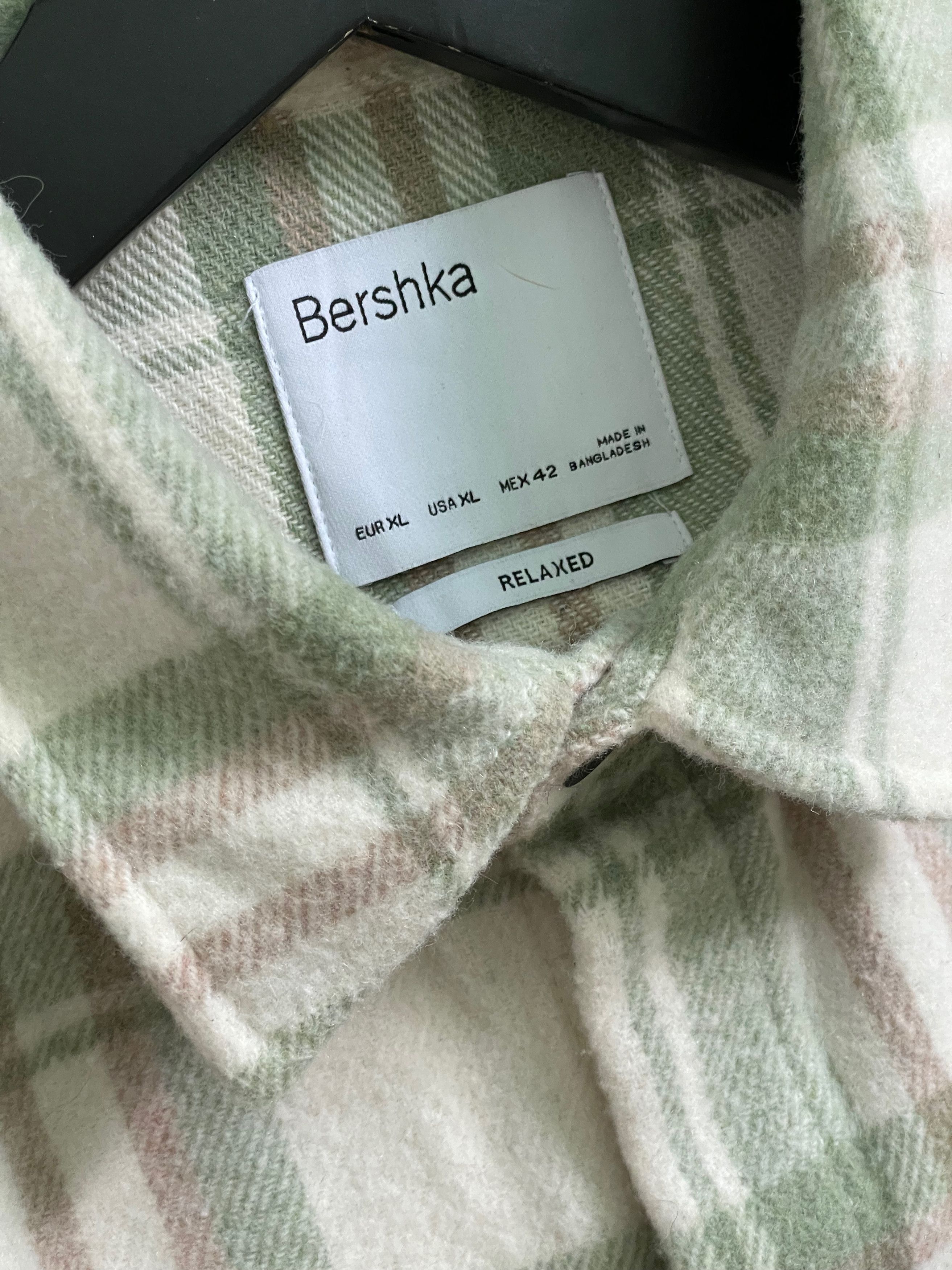 Bershka Vintage Style Bershka Flannel Checkered Over Shirt Jacket Size US XL / EU 56 / 4 - 4 Thumbnail