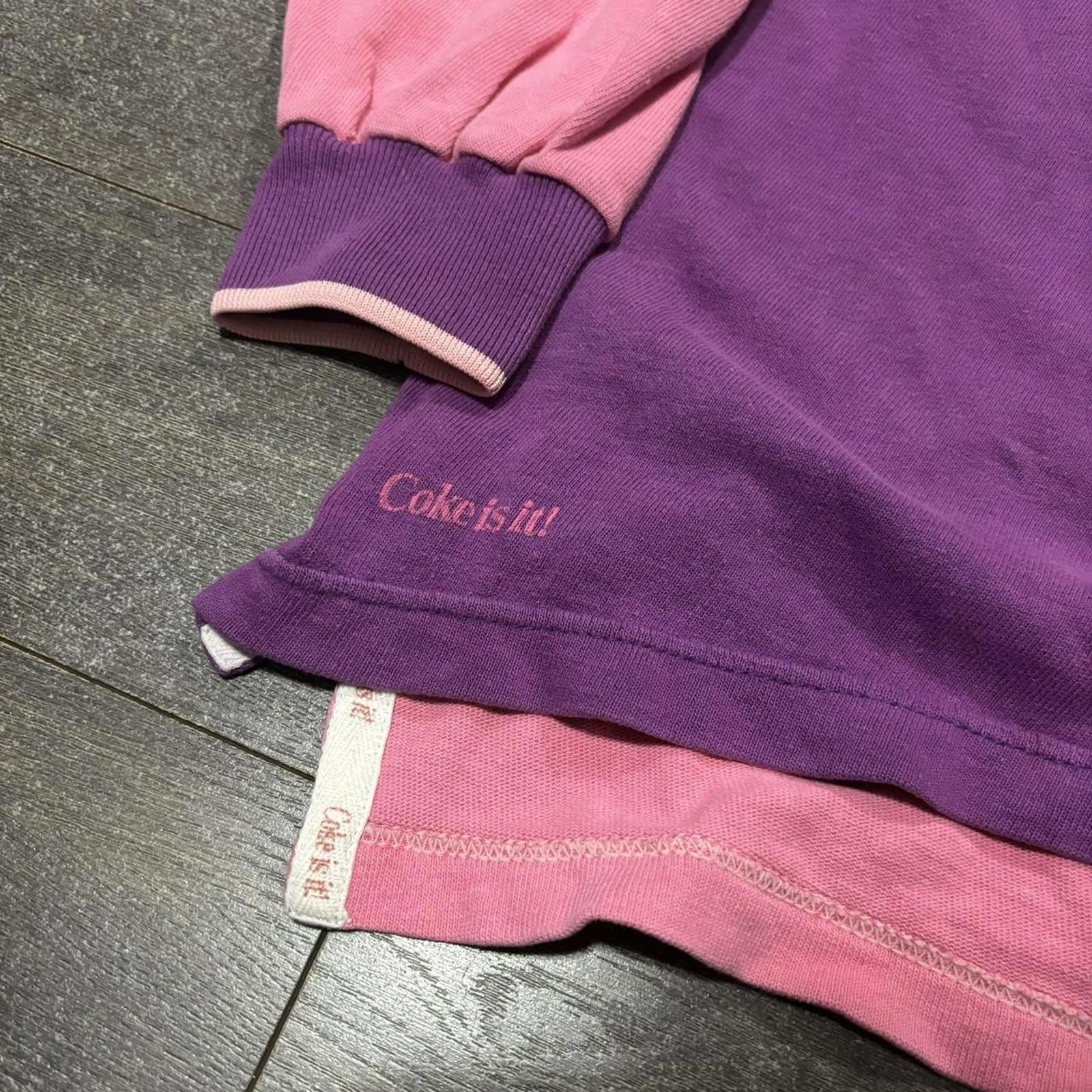 Coca Cola Vintage Coca Cola collared shirt 90s pink purple L Size US L / EU 52-54 / 3 - 5 Thumbnail