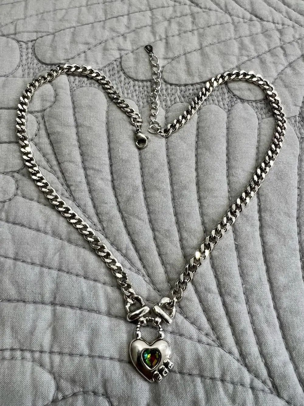 Japanese Brand × Vintage Love Pendant Y2k Punk Gothic Necklaces Model S Size ONE SIZE - 1 Thumbnail