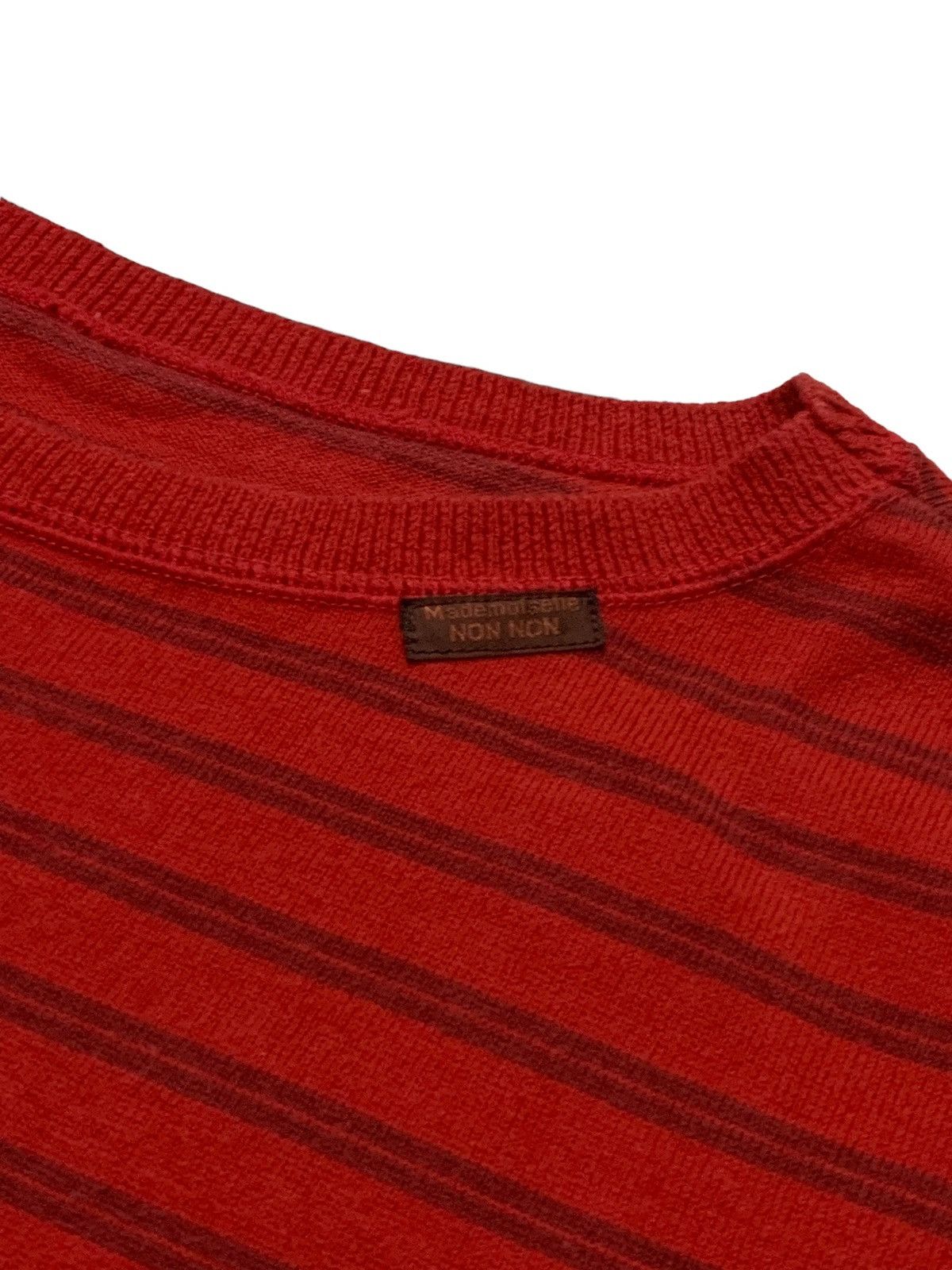 Issey Miyake × Mademoiselle Non Non × Ne-Net Mademoiselle Non Non Issey Miyake Stripe Long Sleeve Size L / US 10 / IT 46 - 5 Thumbnail