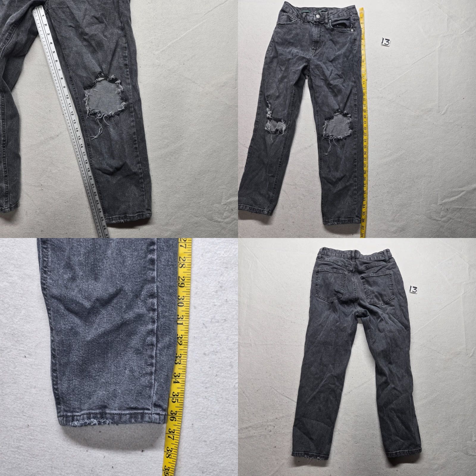 Vintage Wild Fable Jeans Black High Rise Skinny 8 Women's Distressed 5-Pocket Denim Pants Adult Regular Denim Pants Black Womens 8 Size 30" / US 8 / IT 44 - 8 Thumbnail