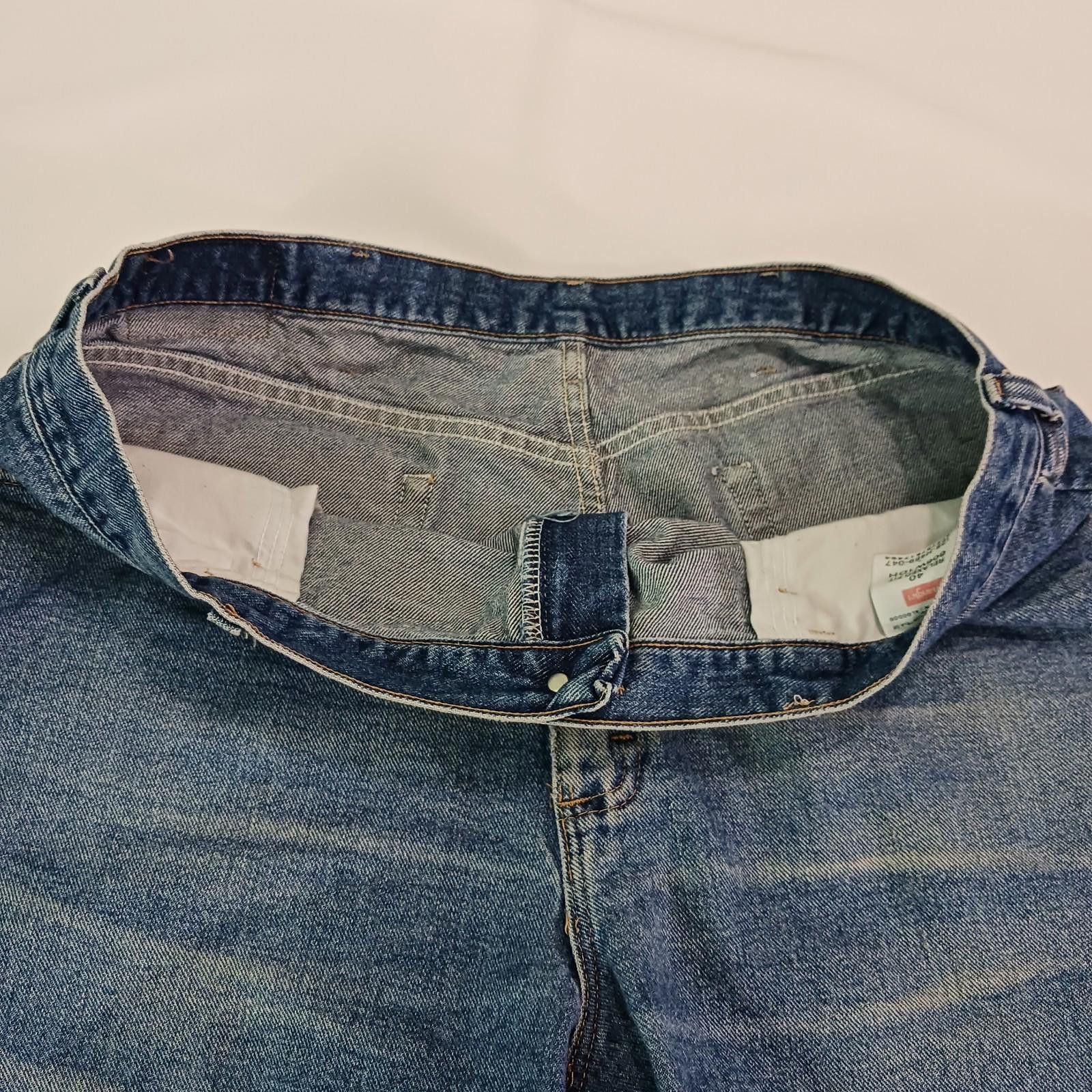 Wrangler Wrangler 606W1DH Relaxed Fit Men's 40 Blue Denim Jean Shorts Size US 40 / EU 56 - 10 Thumbnail
