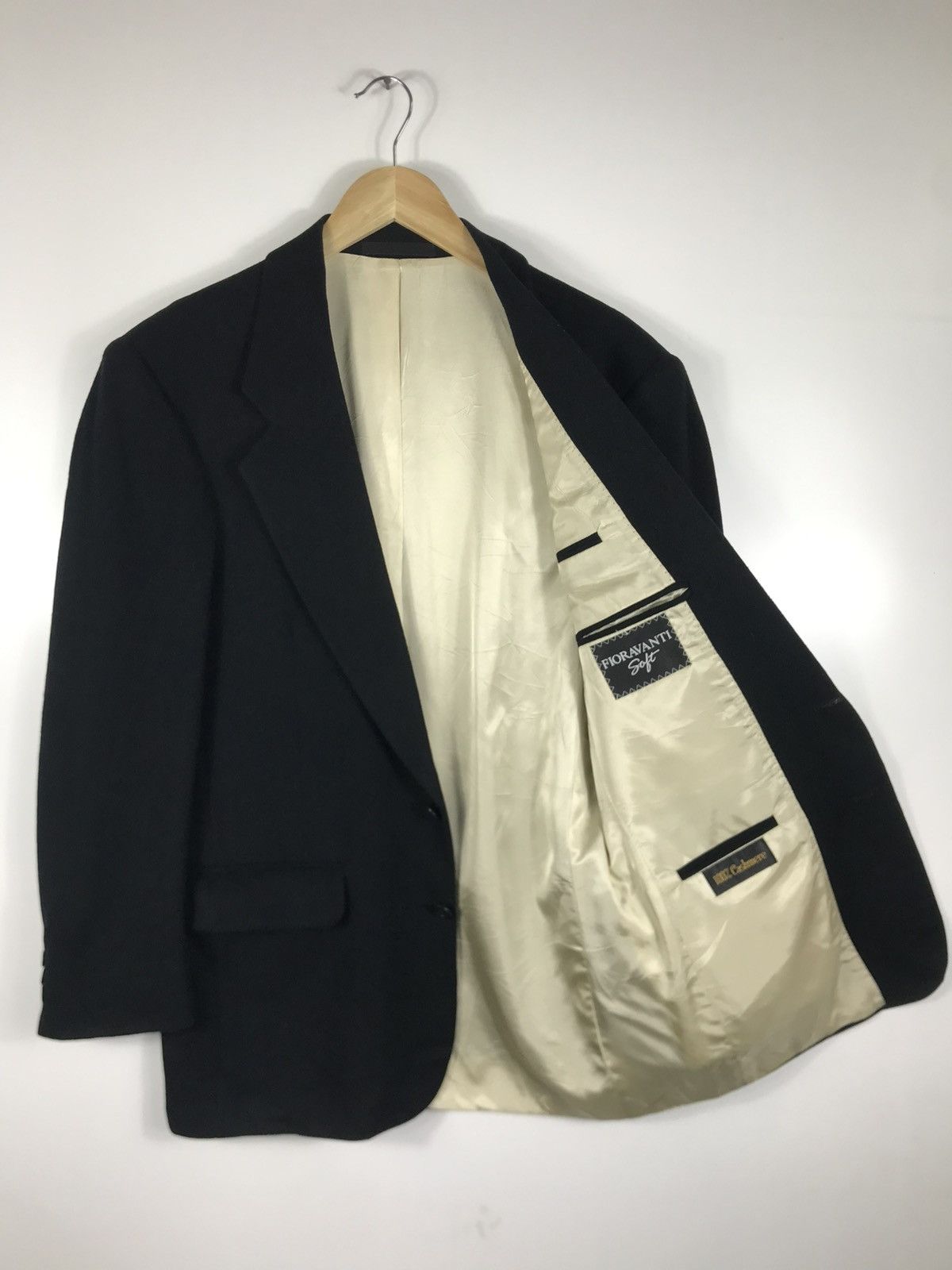 Designer × Vintage ⚡️Vintage Fioravanti Soft Cashmere Single Breast Coat Blazer Size 46R - 8 Thumbnail