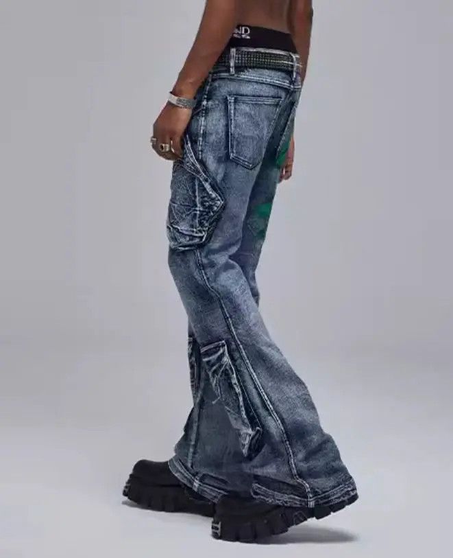 Designer × Japanese Brand Vintage Hip Hop Vibe Street Loose Casual Pants Size US 31 - 3 Thumbnail