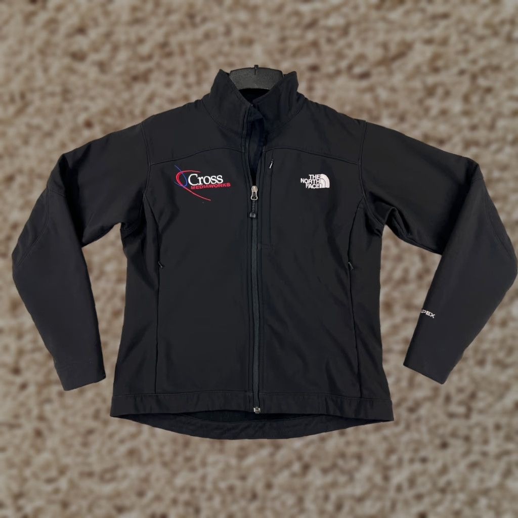 The North Face The North Face Jacket Women S Black Apex Mock Neck Full Zip Poly Blend Athletic Size S / US 4 / IT 40 - 1 Thumbnail
