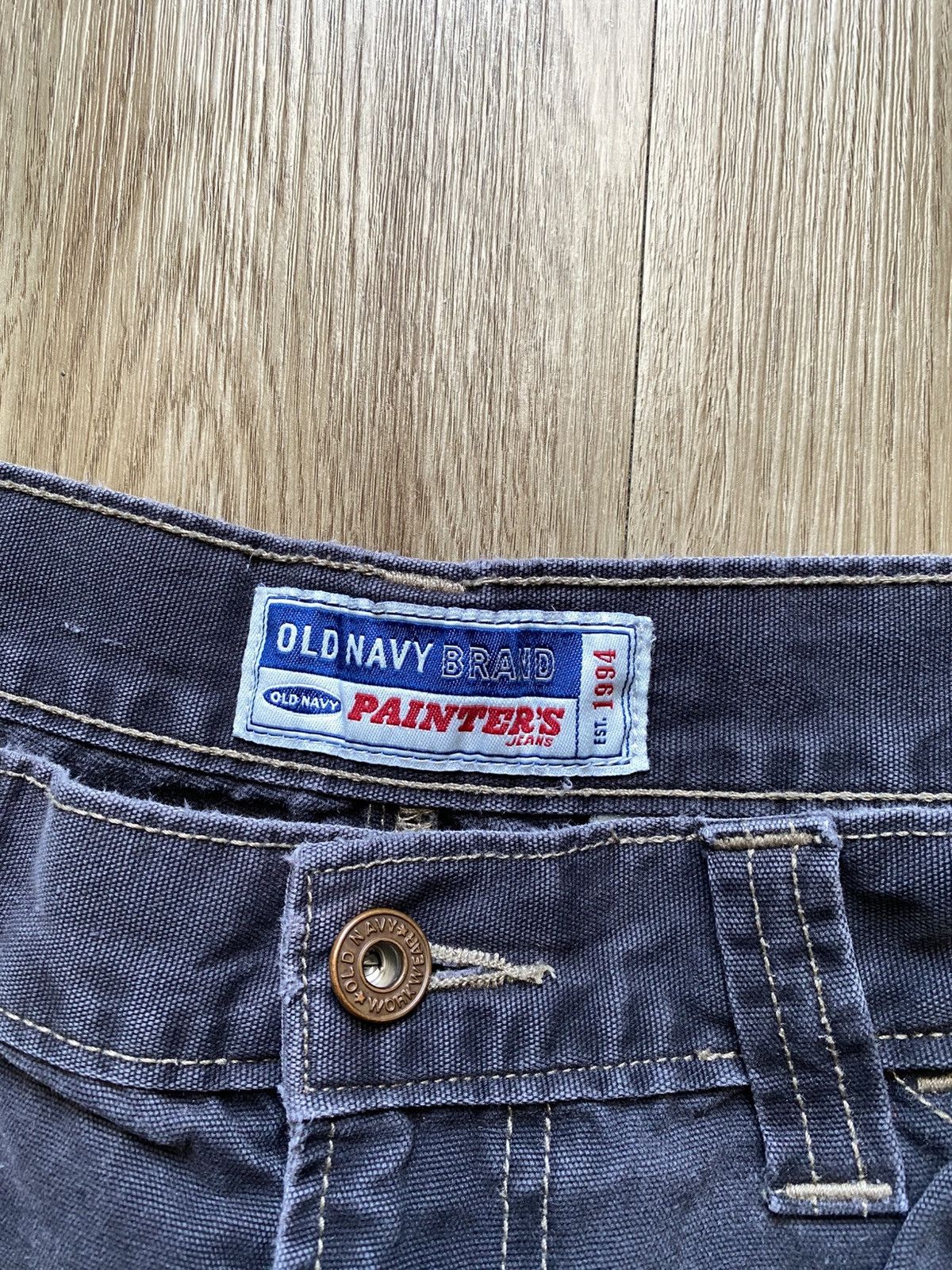Old Navy Y2K Old Navy Baggy Carpenter Shorts Size US 34 / EU 50 - 7 Thumbnail