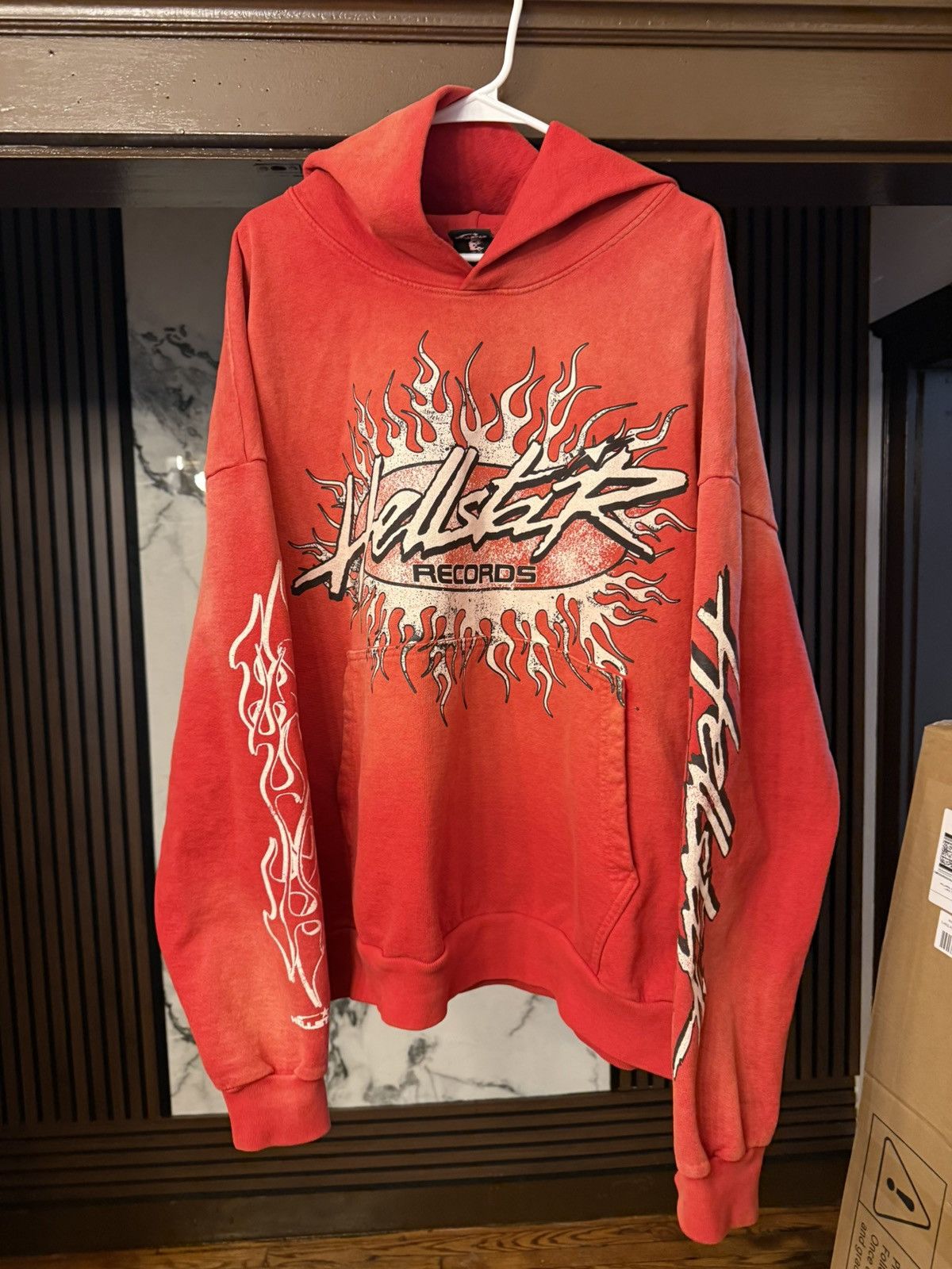 HELLSTAR Hellstar Lava Hoodie Size XS Red Brand New | Grailed