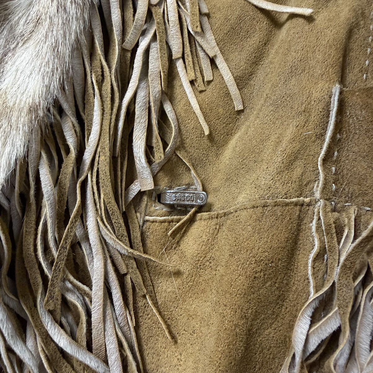 Other Vintage Sylvie Schimmel Goat Fur Coat - Brown Size L / US 10 / IT 46 - 6 Thumbnail